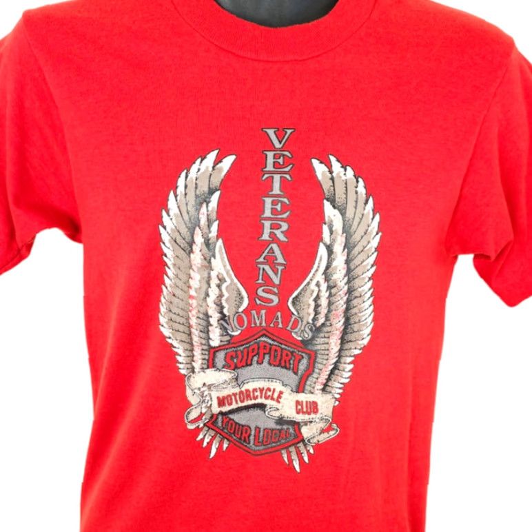 Vintage VINTAGE POW MIA T Shirt Mens Size Small Red 80s Veterans Motorcycle Club USA Shirt Mens S Red 80s 90s Biker Motorcycle Nomads Made In USA Size US S / EU 44-46 / 1 - 2 Thumbnail