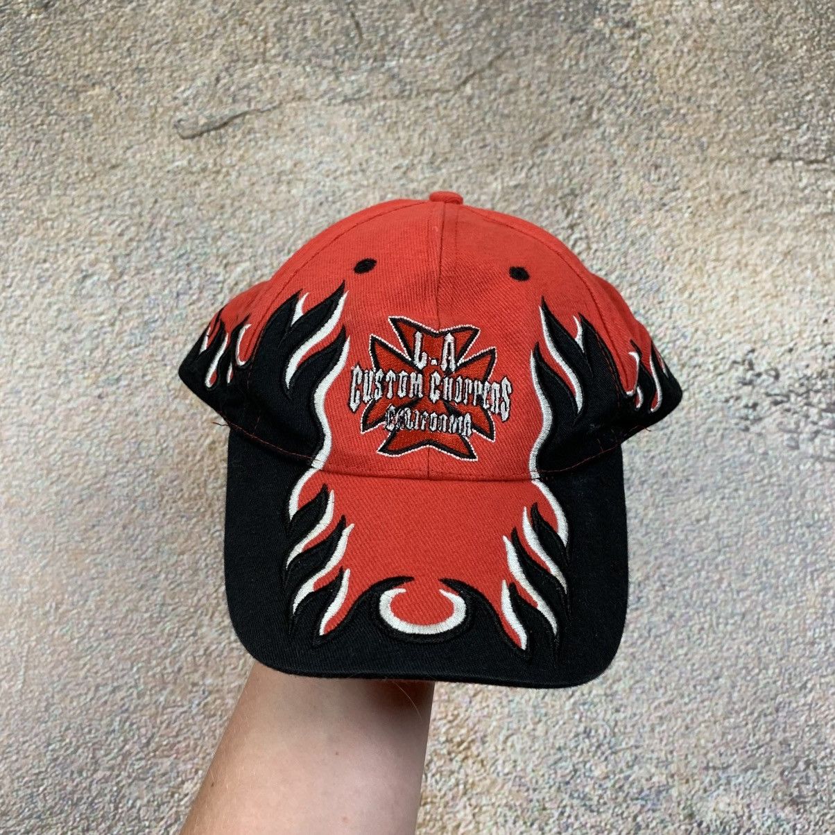 West Coast Choppers LA Custom Choppers Flame Cap Size ONE SIZE - 1 Thumbnail