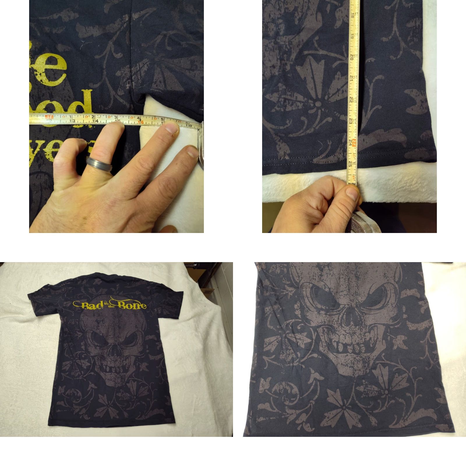 Gildan GILDAN George Thorogood T-Shirt Mens Small Black Graphic Skull 90s Music Rock Size US S / EU 44-46 / 1 - 8 Thumbnail