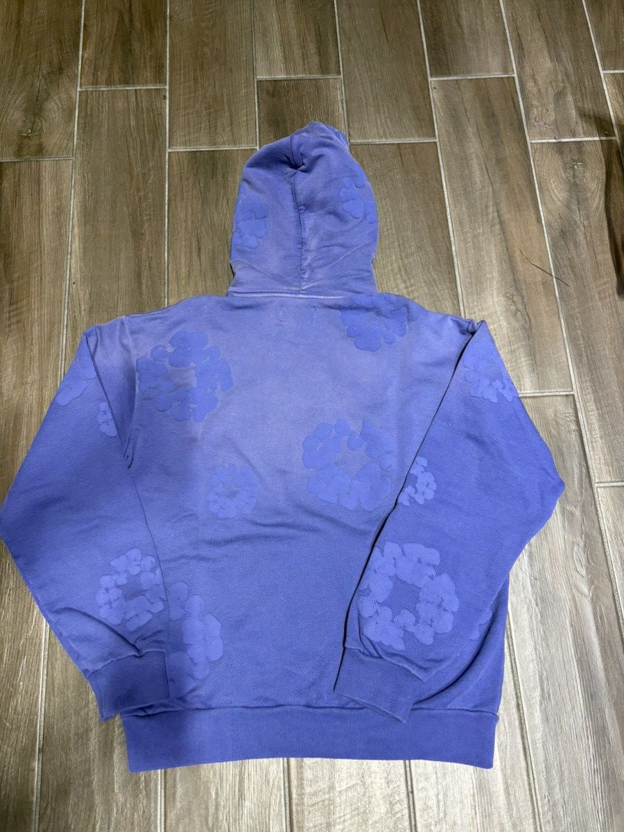 トップス DENIM TEARS Mono Cotton Wreath Hoodie Denim Tears Mono Cotton Wreath Hoodie | Blue | FARFETCH