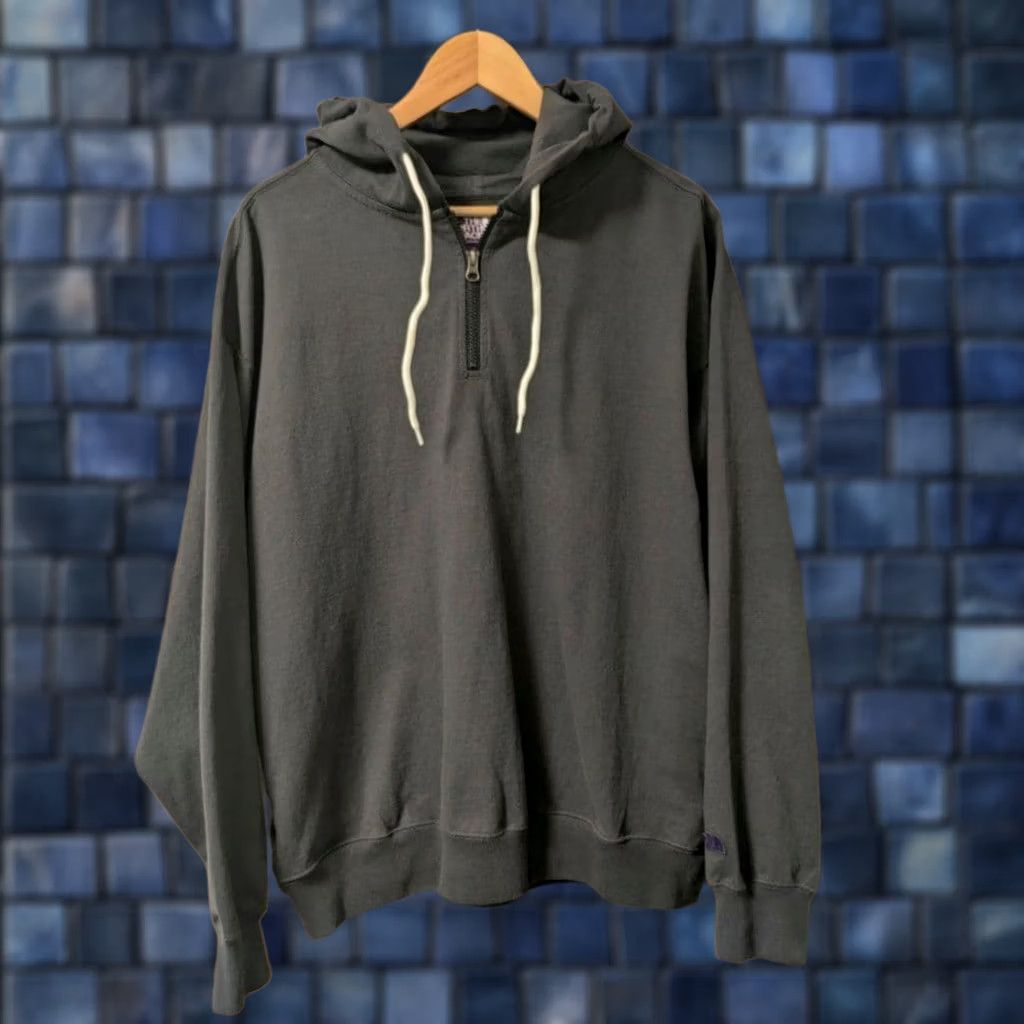 The North Face Purple Label THE NORTH FACE PURPLE LABEL Hooded Parka Field Jersey 9.5oz Xotton Size L Gray Size US L / EU 52-54 / 3 - 1 Thumbnail