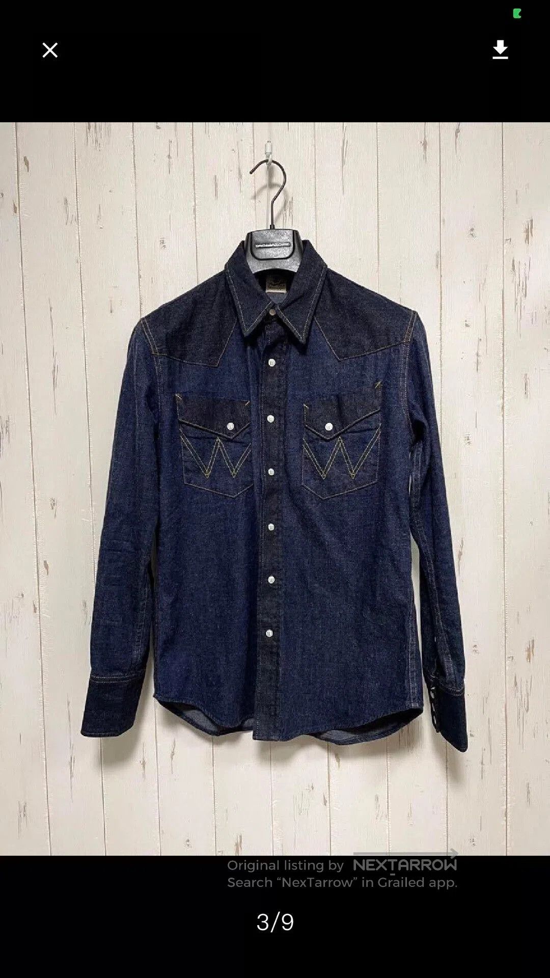 N.Hoolywood Wrangler N.HOOLYWOOD Collaboration Western Shirt. Size US S / EU 44-46 / 1 - 3 Thumbnail