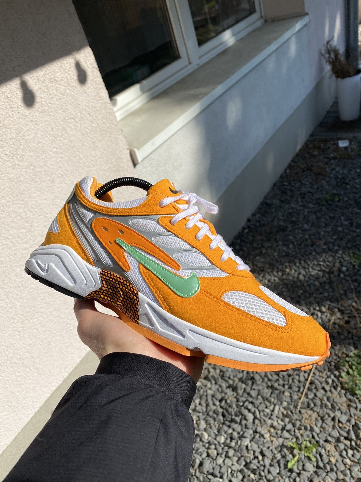 image of Nike Air Ghost Racer „Orange Peel” Men’S Sneakers, Men's (Size 9)