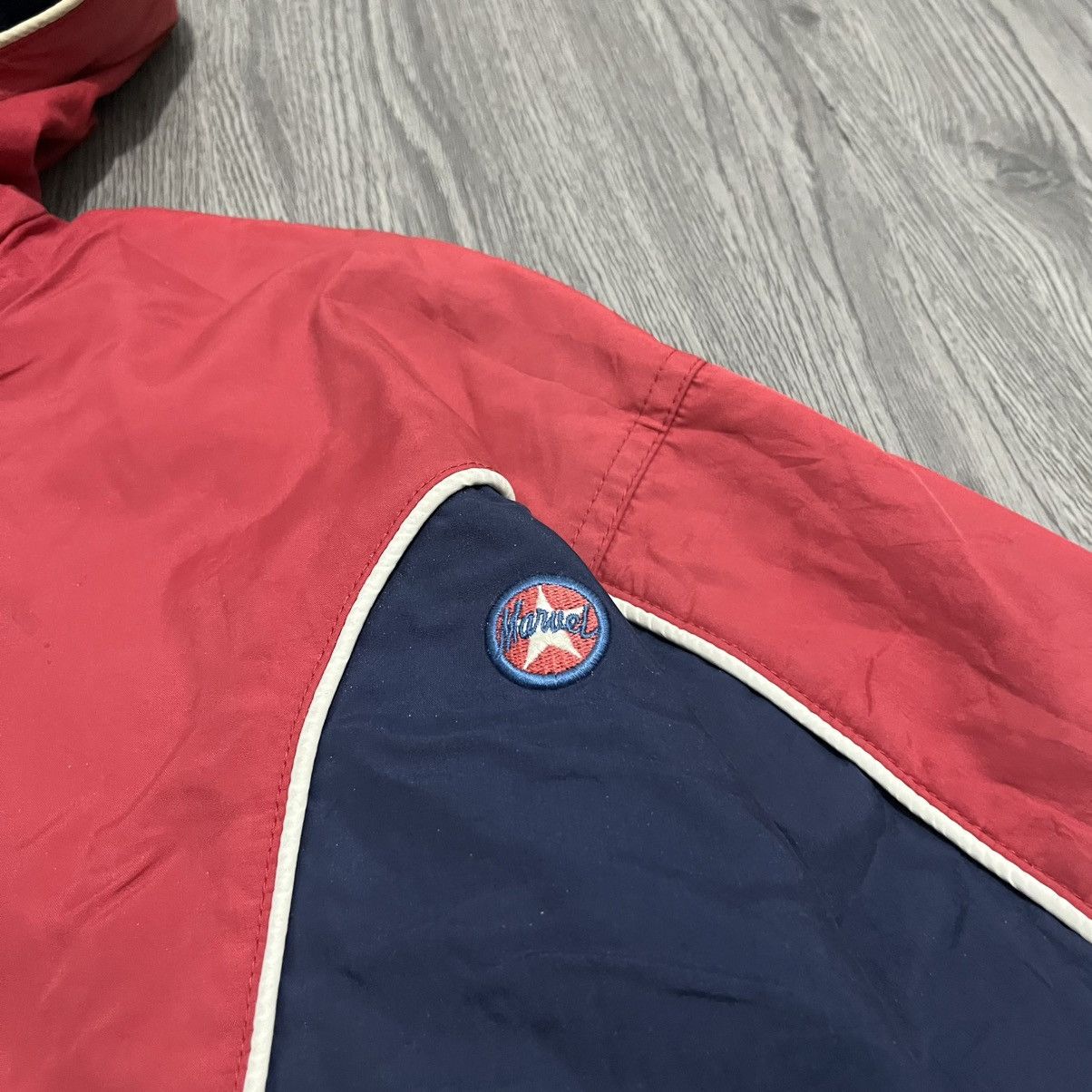 Marvel Comics VTG Marvel Comics Puffer Jacket Red on Navy Size US M / EU 48-50 / 2 - 6 Thumbnail