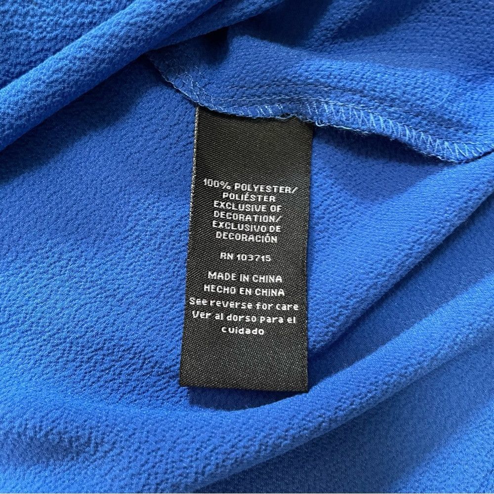 Other Zac & Rachel Blue Cold Shoulder Long Sleeve Top Size XL Size XL / US 12-14 / IT 48-50 - 9 Thumbnail