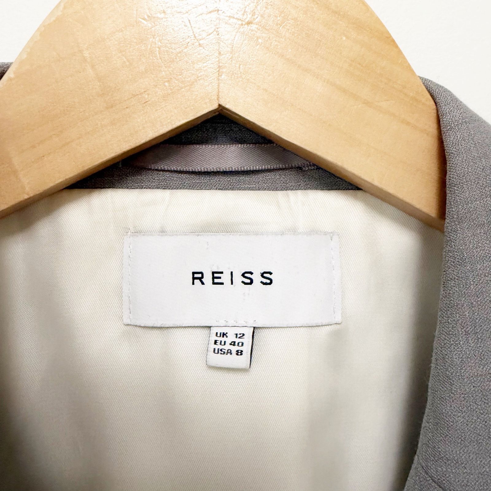 Reiss Reiss Gray Kent Jacket Blazer Sz 8 Size M / US 6-8 / IT 42-44 - 2 Thumbnail