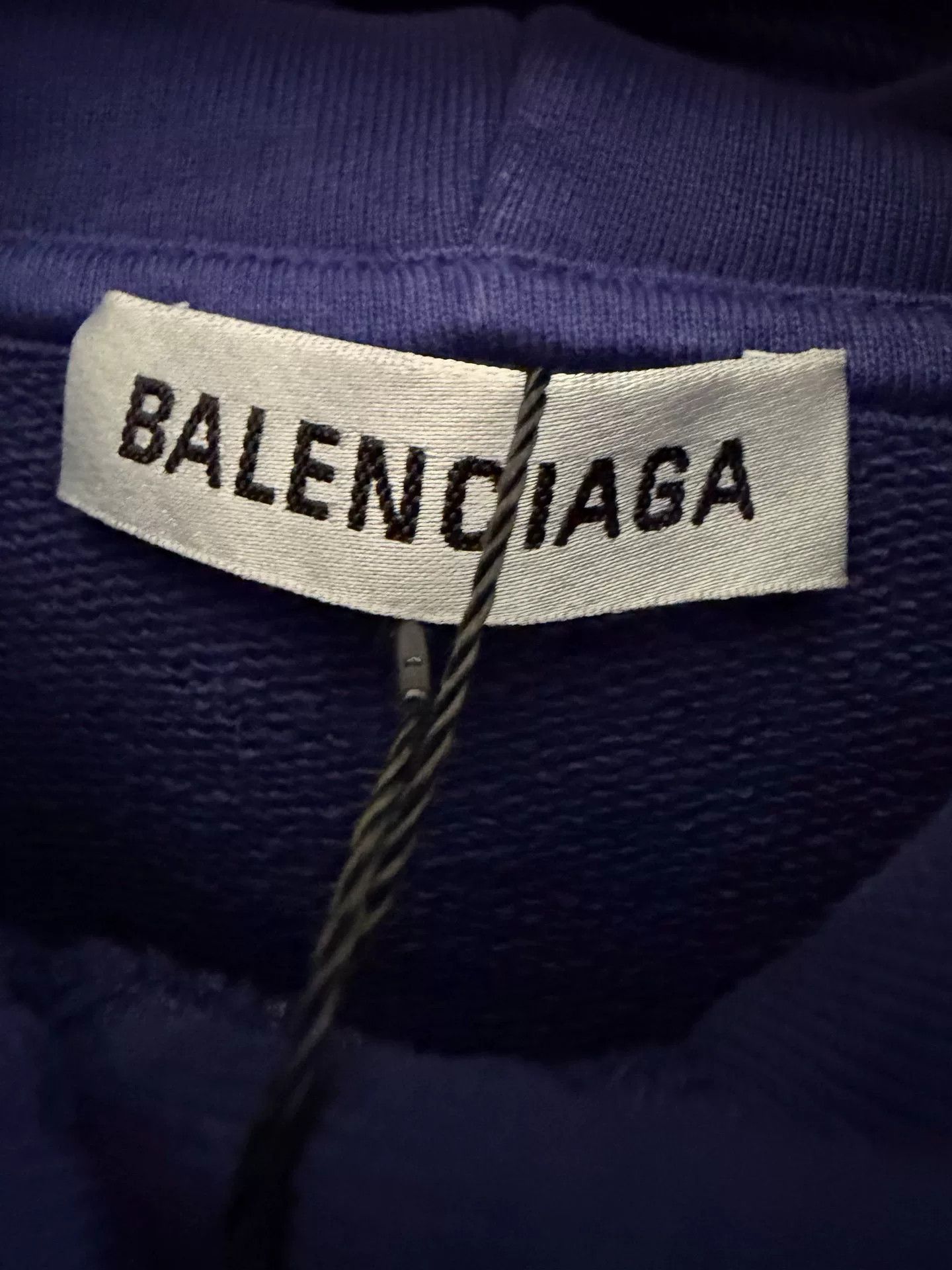 DEFEND PARIS balenciaga blue logo hoodie medium size Size US M / EU 48-50 / 2 - 3 Thumbnail