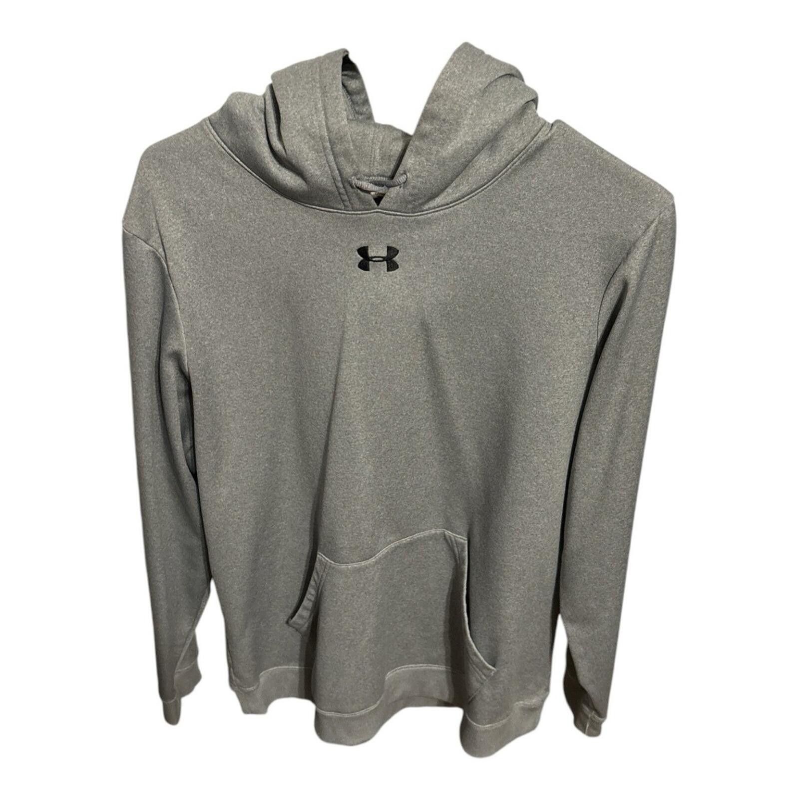 Under Armour Under Armour Men's Heather Gray Hoodie with Front Pocket Size US M / EU 48-50 / 2 - 1 Thumbnail