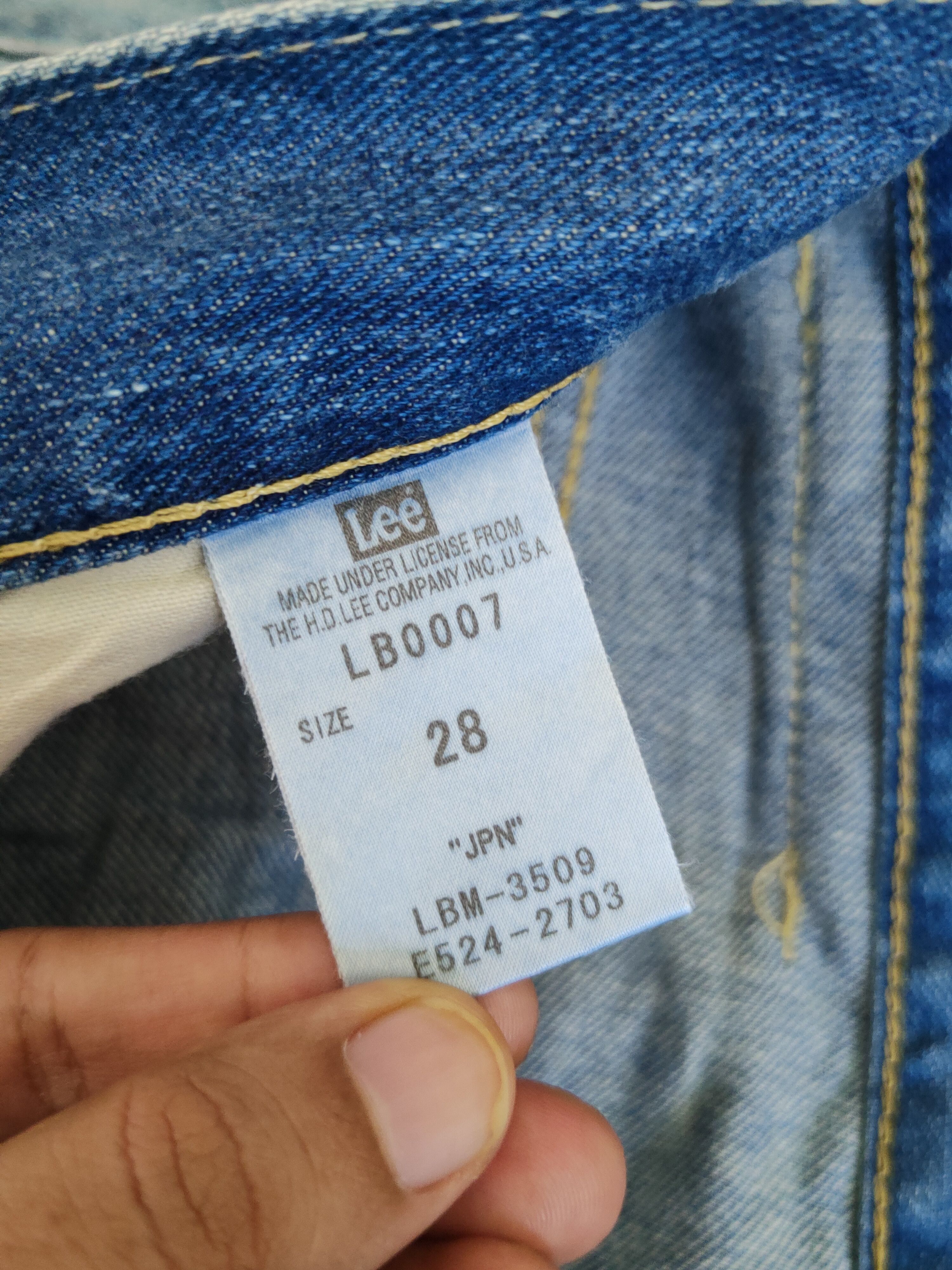 Lee Blue Faded Distressed Ripped Jeans #S1812