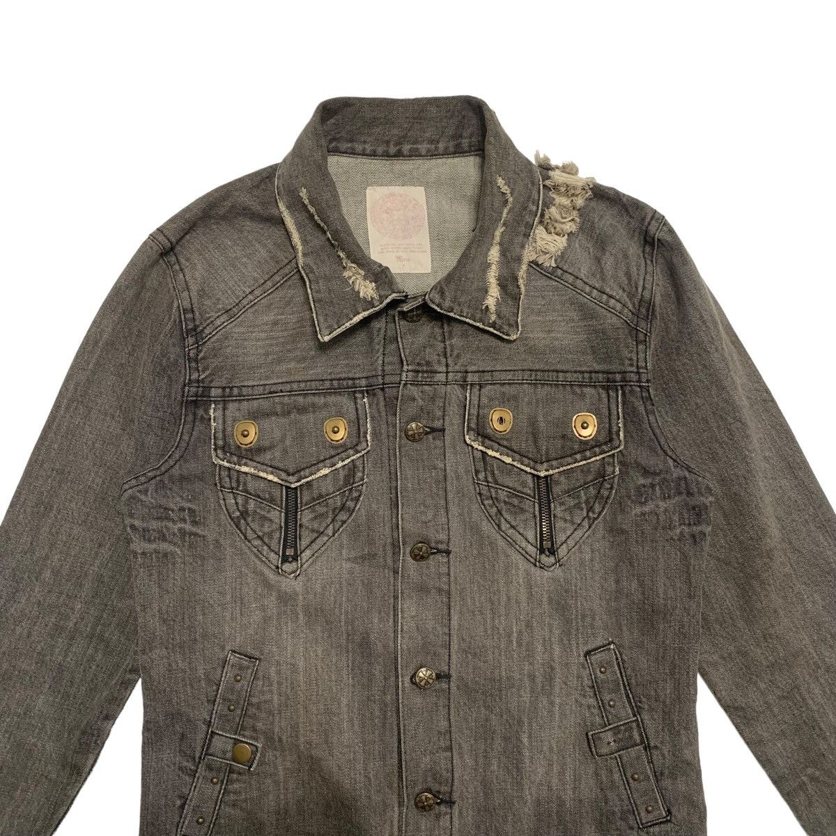 Japanese Brand Japanese Brand Nice Design Denim Jacket Size M / US 6-8 / IT 42-44 - 4 Thumbnail