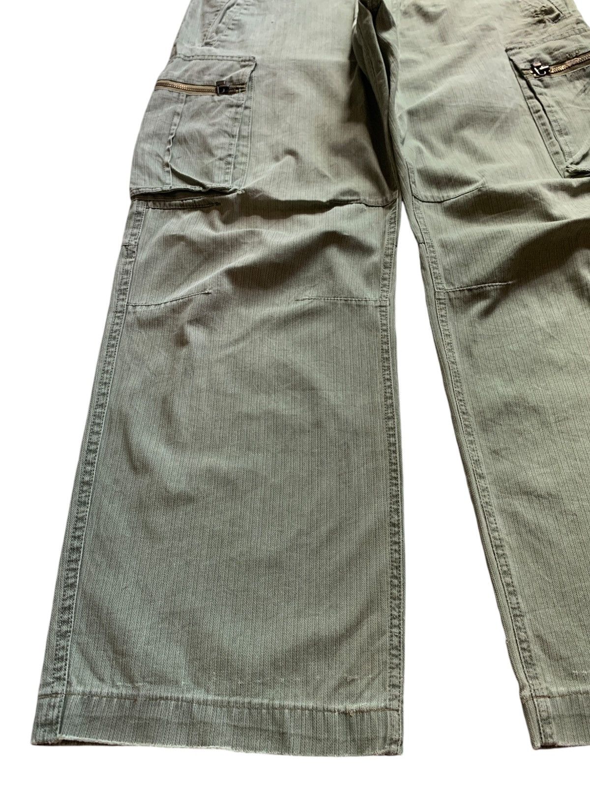 Japanese Brand Vintage Japanese Brand Baggy Style Cargo Denim Pants Size US 33 - 6 Thumbnail