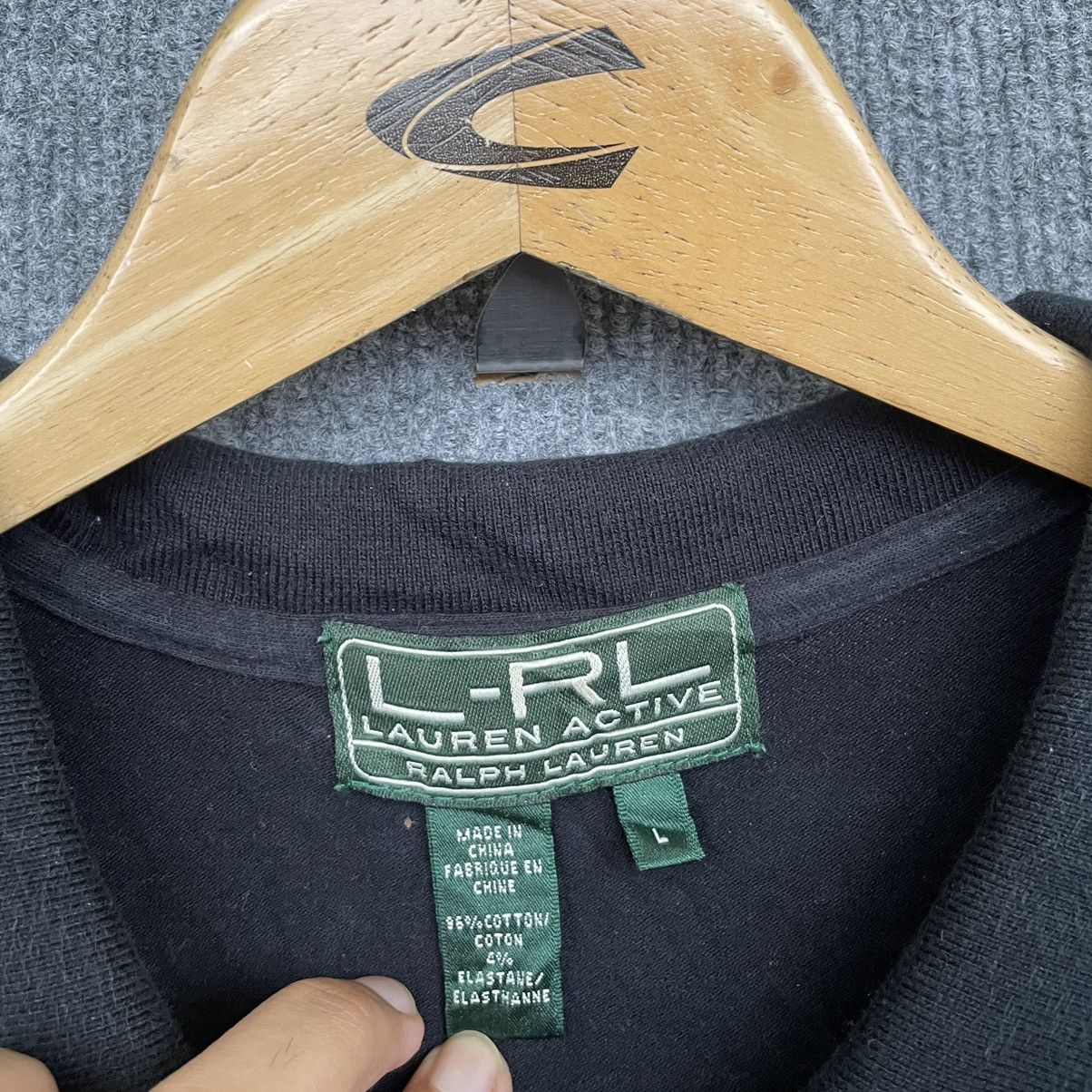Polo Ralph Lauren × Vintage Vintage Polo Ralph Lauren Rare Design Quarter Zipper Polo Size L / US 10 / IT 46 - 4 Thumbnail
