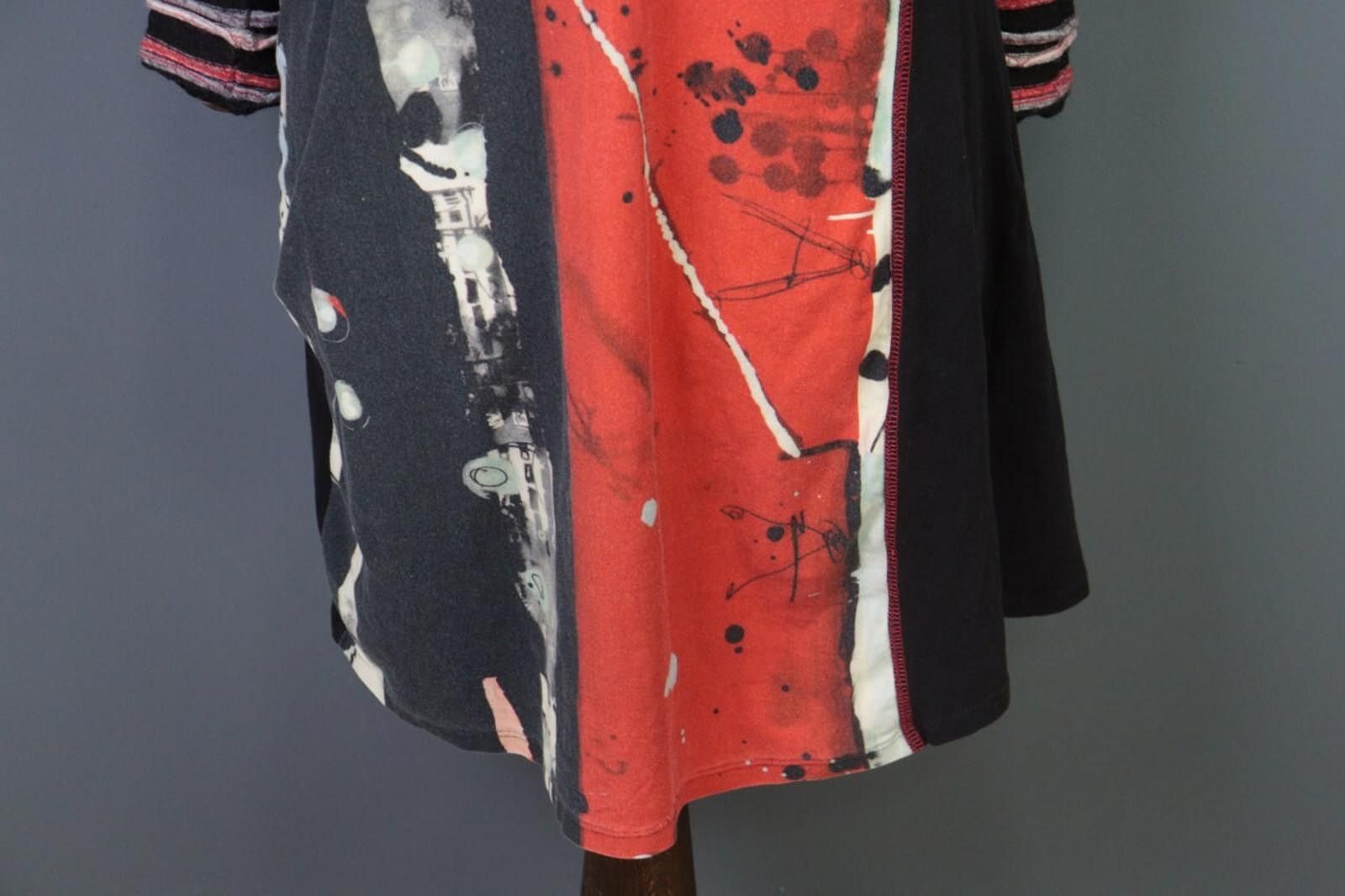 Designer Aventures des Toiles Multicolor Printed A-Line Dress Size 44 Size M / US 6-8 / IT 42-44 - 5 Thumbnail