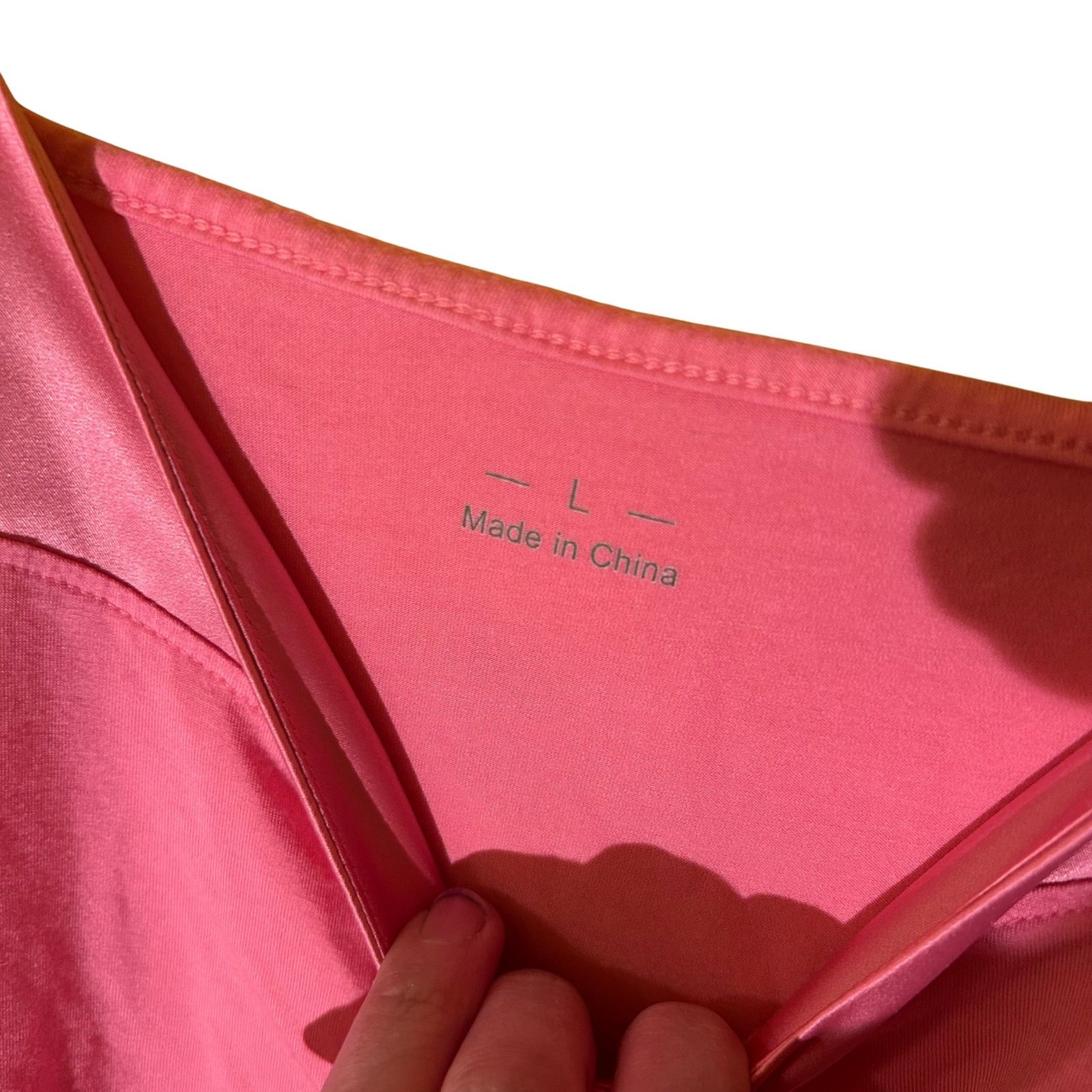 Other Pink Satin Trim Cami Nightgown Large Coquette Size L / US 10 / IT 46 - 3 Thumbnail