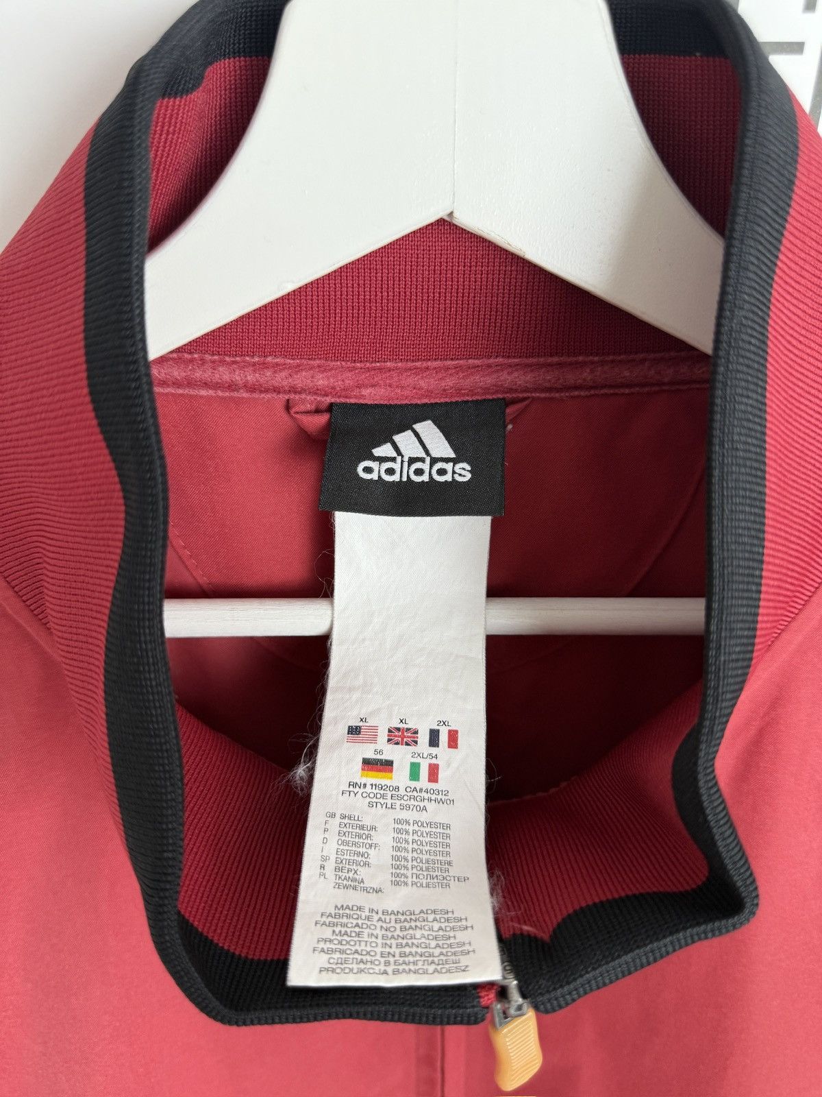 Adidas Vintage y2k Adidas Miami Heat NBA windbreaker jacket XL USA Size US XL / EU 56 / 4 - 4 Thumbnail