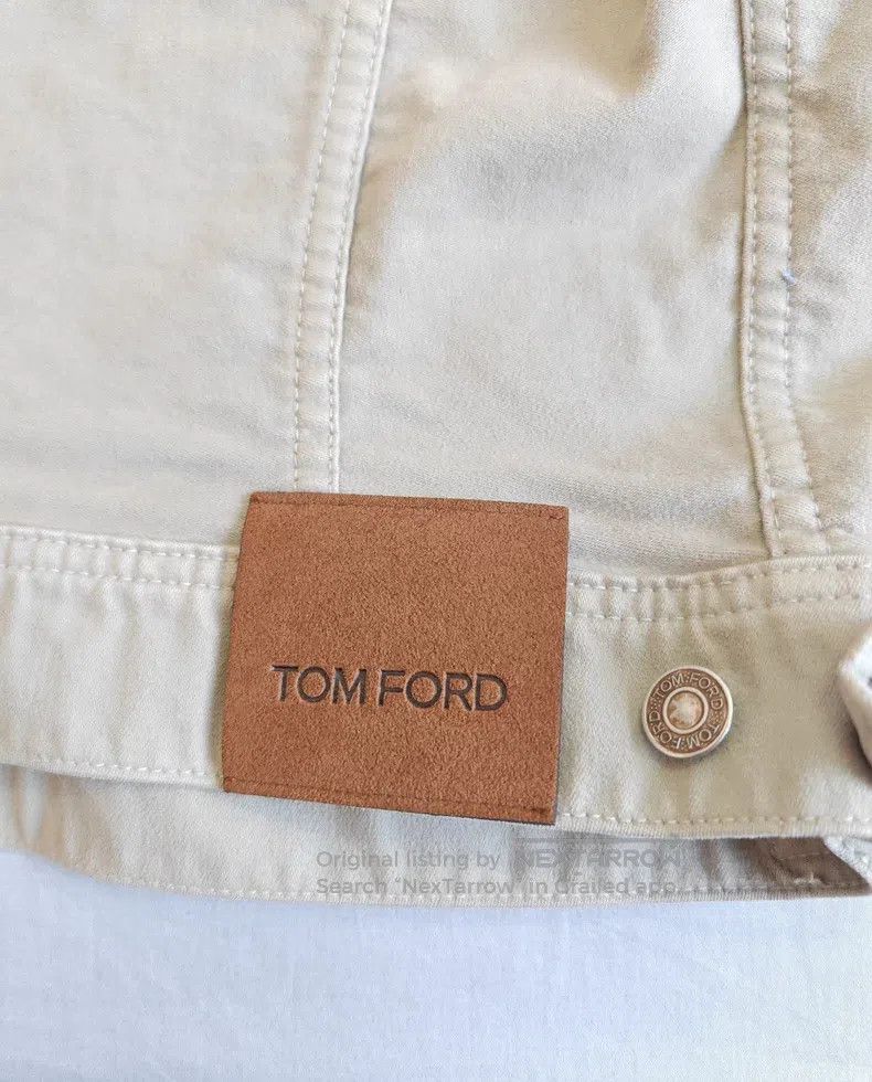 Tom Ford Tom Ford Light military green velvet pure cotton slim fit Size US L / EU 52-54 / 3 - 6 Thumbnail