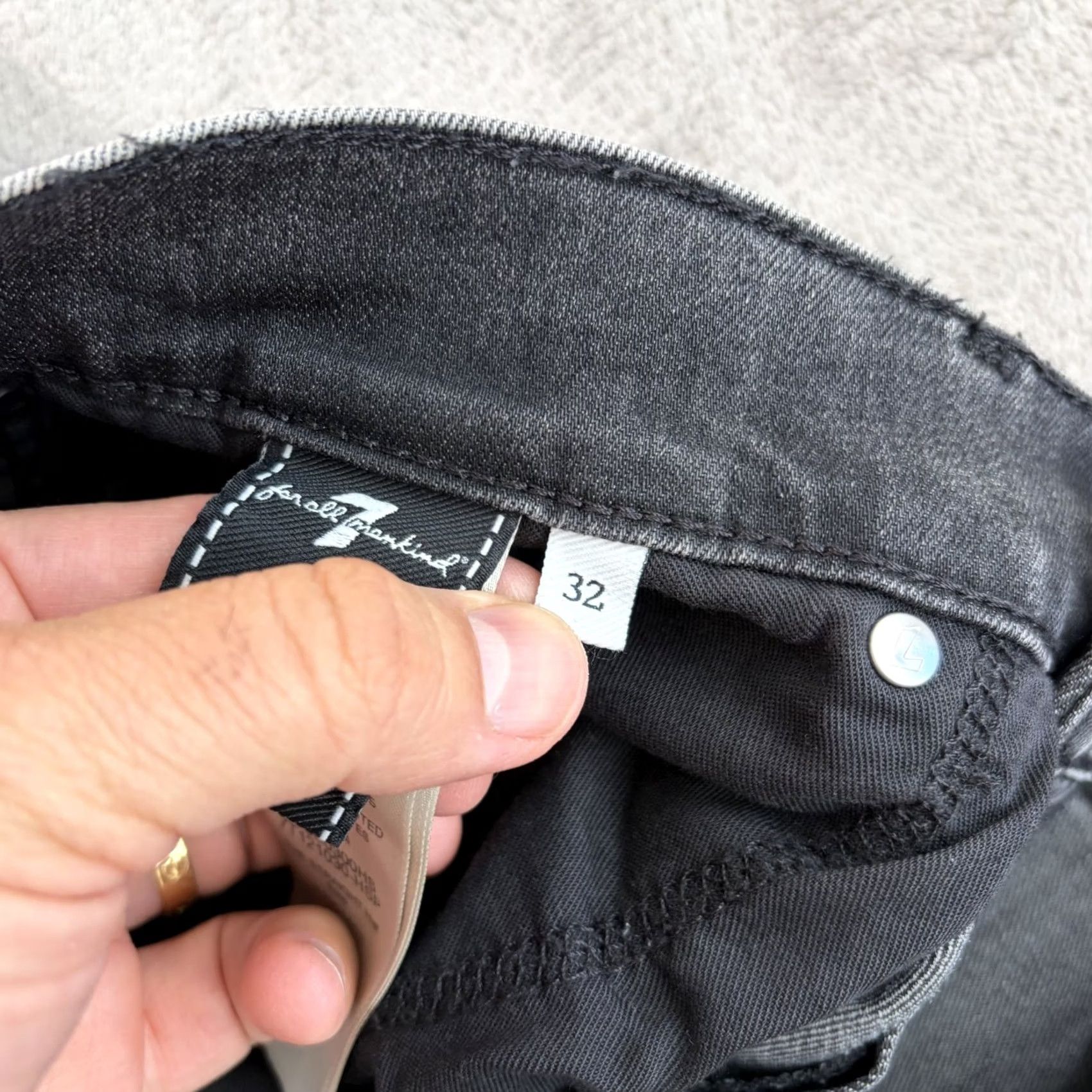 7 For All Mankind VINTAGE? The Straight Half Step Airweft Japanese Fabric Men 32x32 NWT 7 For All Mankind Size US 32 / EU 48 - 2 Thumbnail