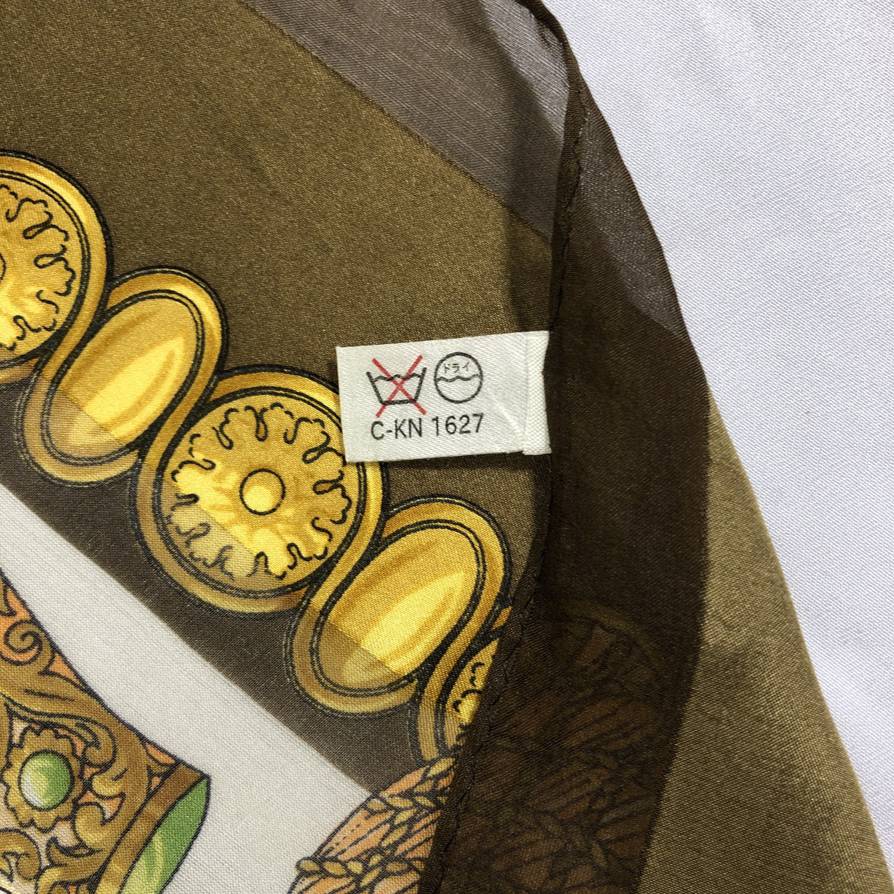 Vintage Vintage Silk Scarf Size ONE SIZE - 6 Thumbnail