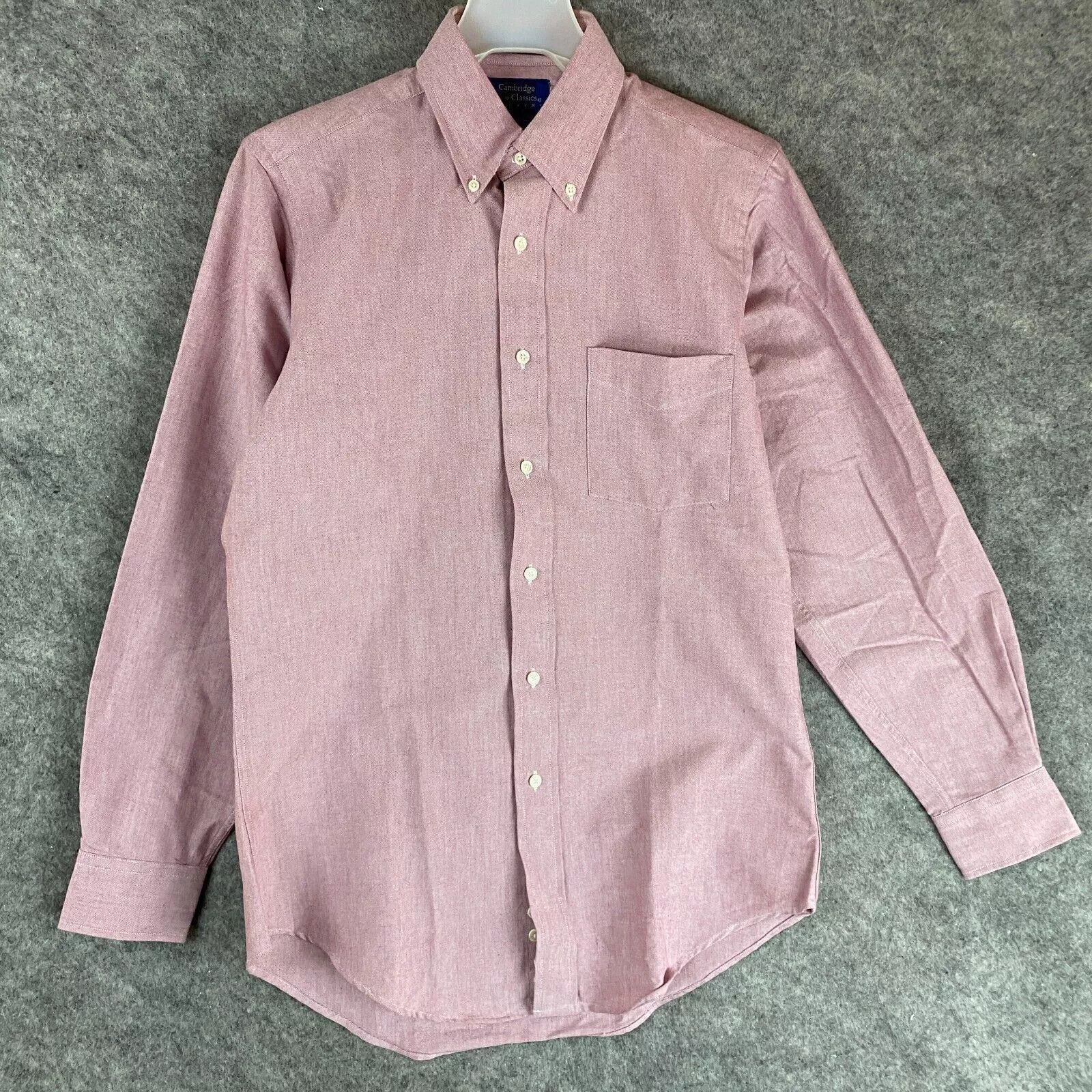 Other Cambridge Button Down Shirt Mervyns 14.5 32/33 Oxford Men's Size US XXS / EU 40 - 1 Thumbnail