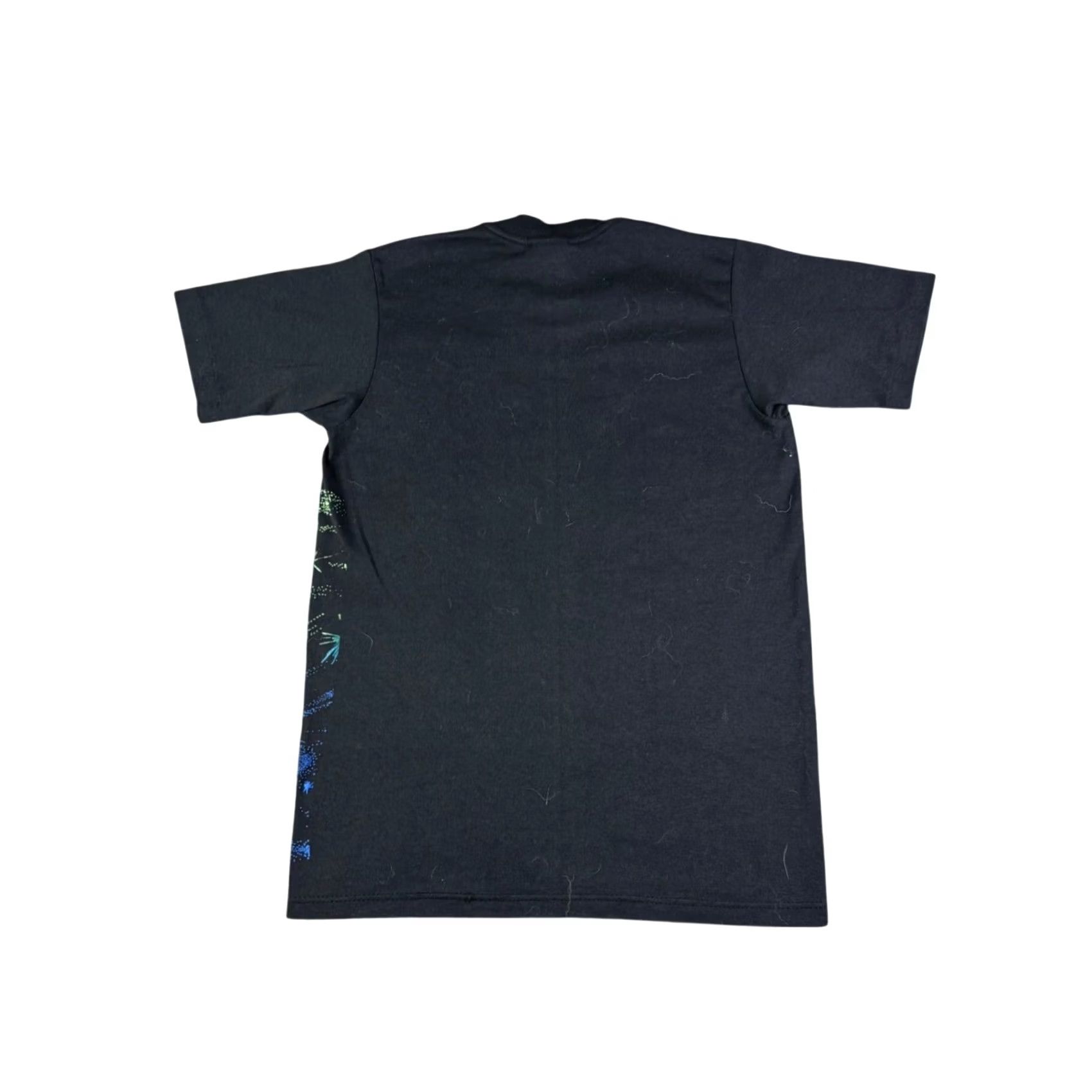 Vintage VINTAGE Stedman Super 50 Comet Roller Coaster T-Shirt Black Small Neon Graphic Shirt Unisex 1980s Graphics Size US S / EU 44-46 / 1 - 2 Thumbnail