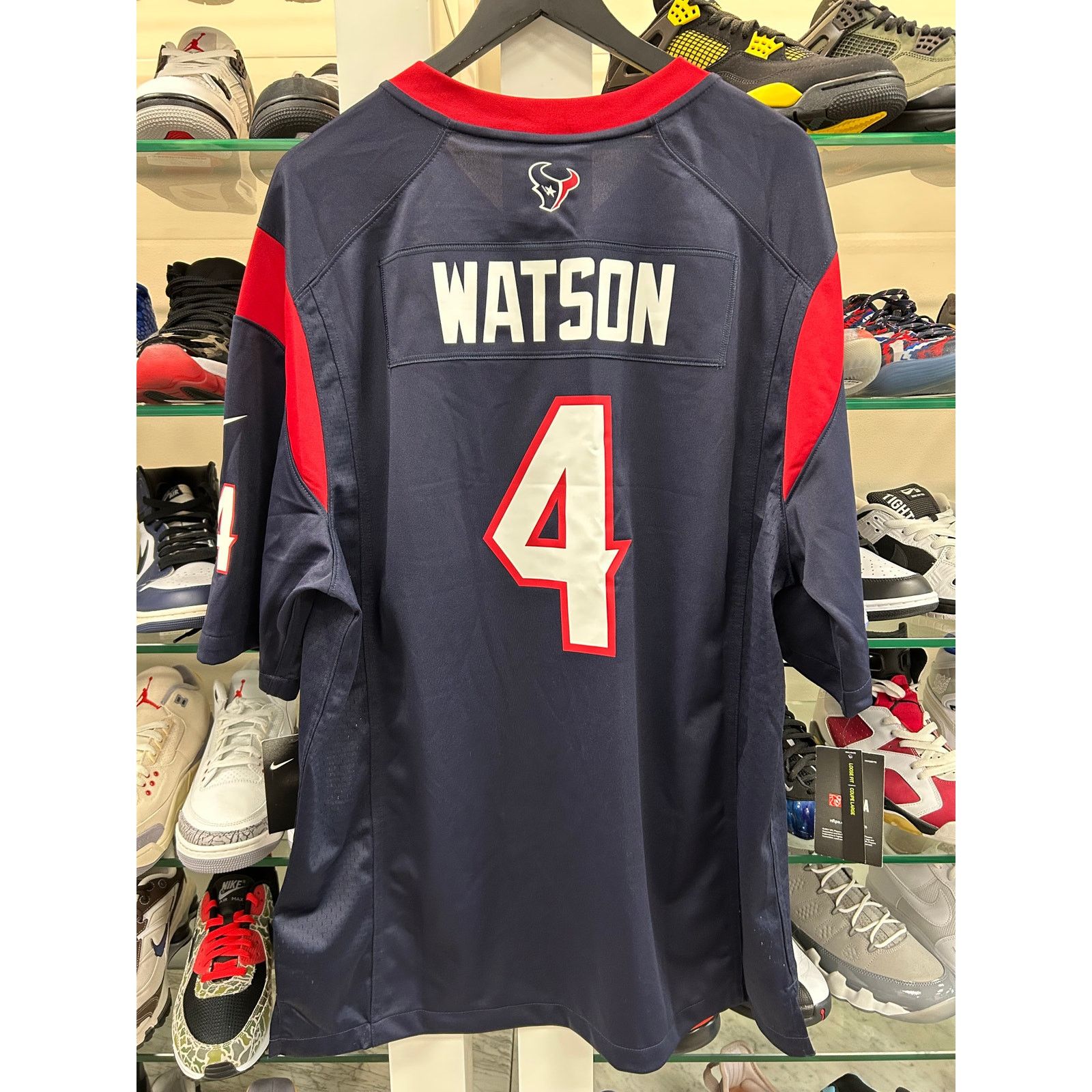 Nike Houston Texans home jersey number 4 Deshaun Watson size XL Size US XL / EU 56 / 4 - 3 Thumbnail