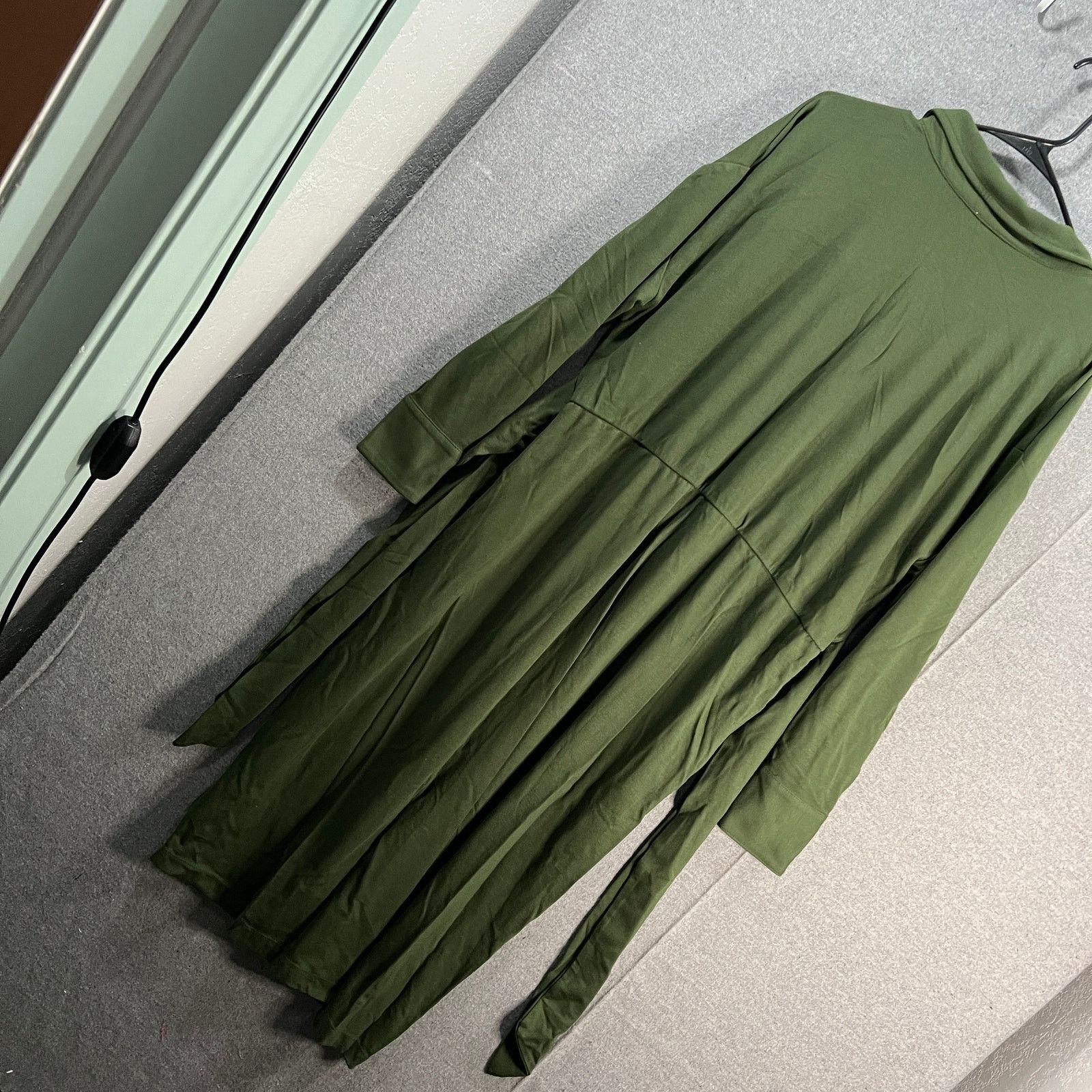 Other Jason Wu Regular Drared Shirt Dress Military Size L / US 10 / IT 46 - 2 Thumbnail