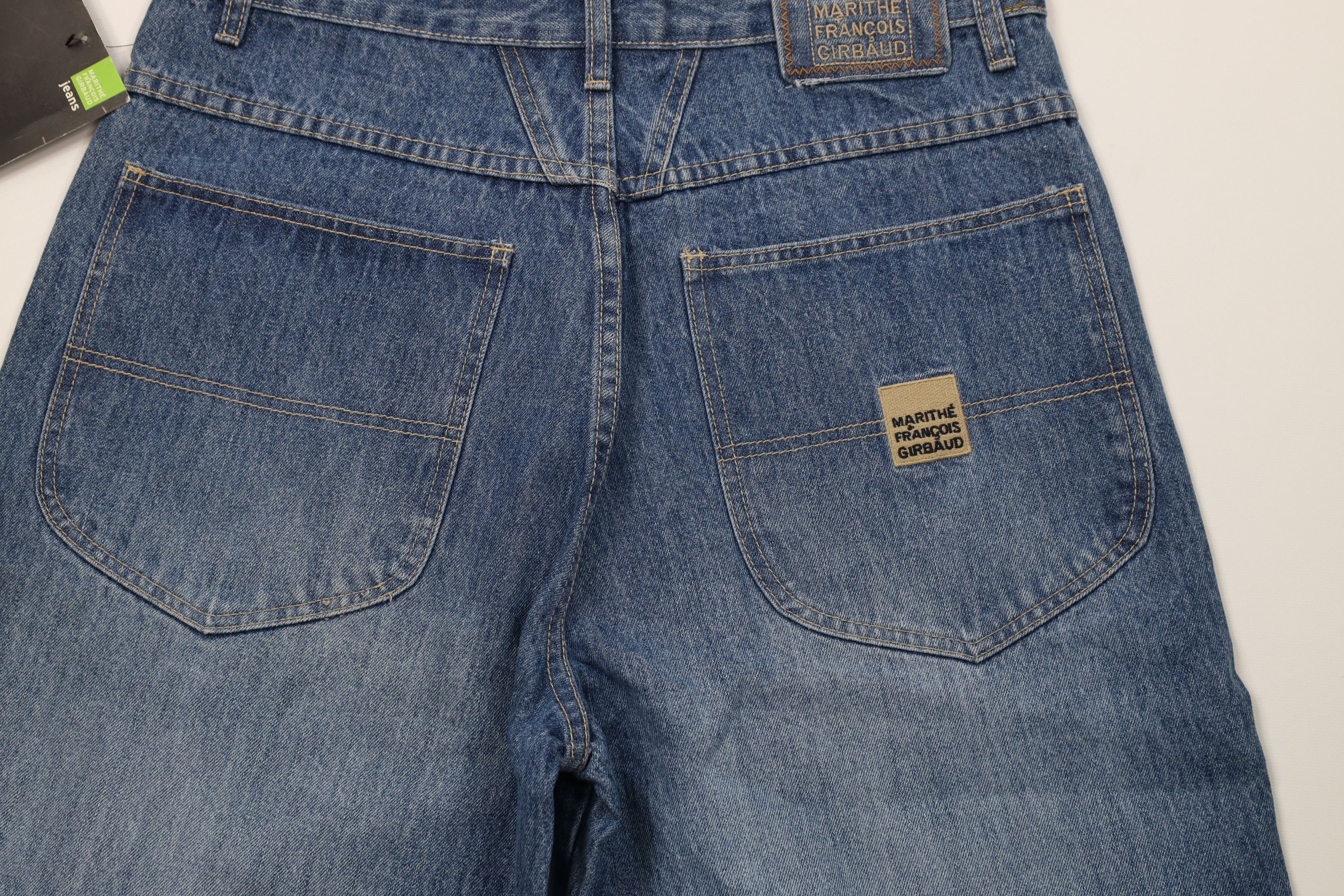 Marithe + Francois Girbaud Deadstock Vintage 90s Marithe Francois Girbaud Shorts Blue Size US 32 / EU 48 - 10 Thumbnail
