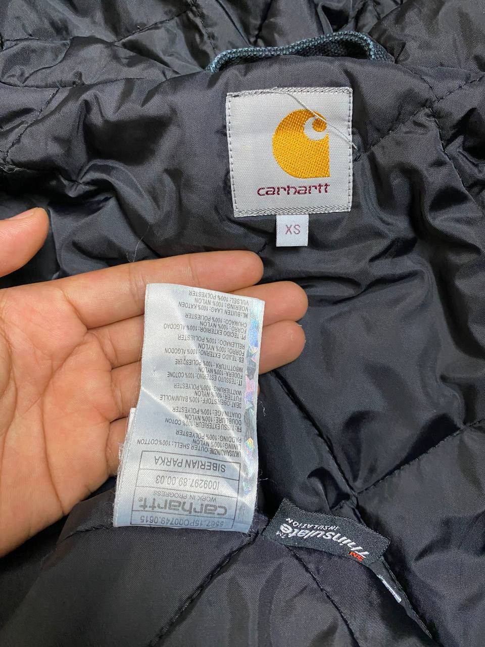 Carhartt × Carhartt Wip Carhartt Siberian Parka Hooded Canvas Jacket (PIT 21) Size US XS / EU 42 / 0 - 12 Thumbnail