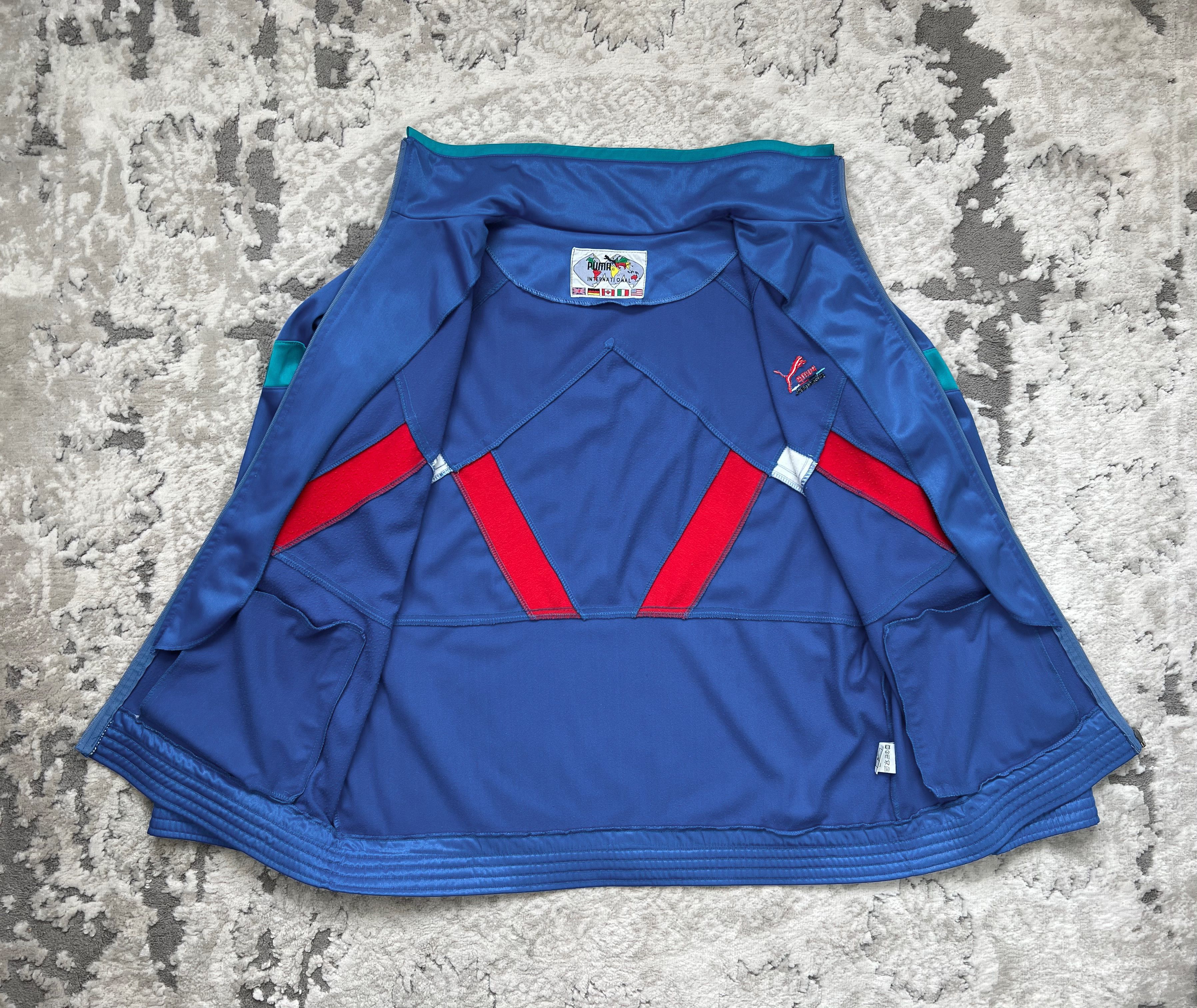 Puma × Vintage Vintage Puma International Track Jacket L/XL 80s 90s Size US L / EU 52-54 / 3 - 2 Thumbnail