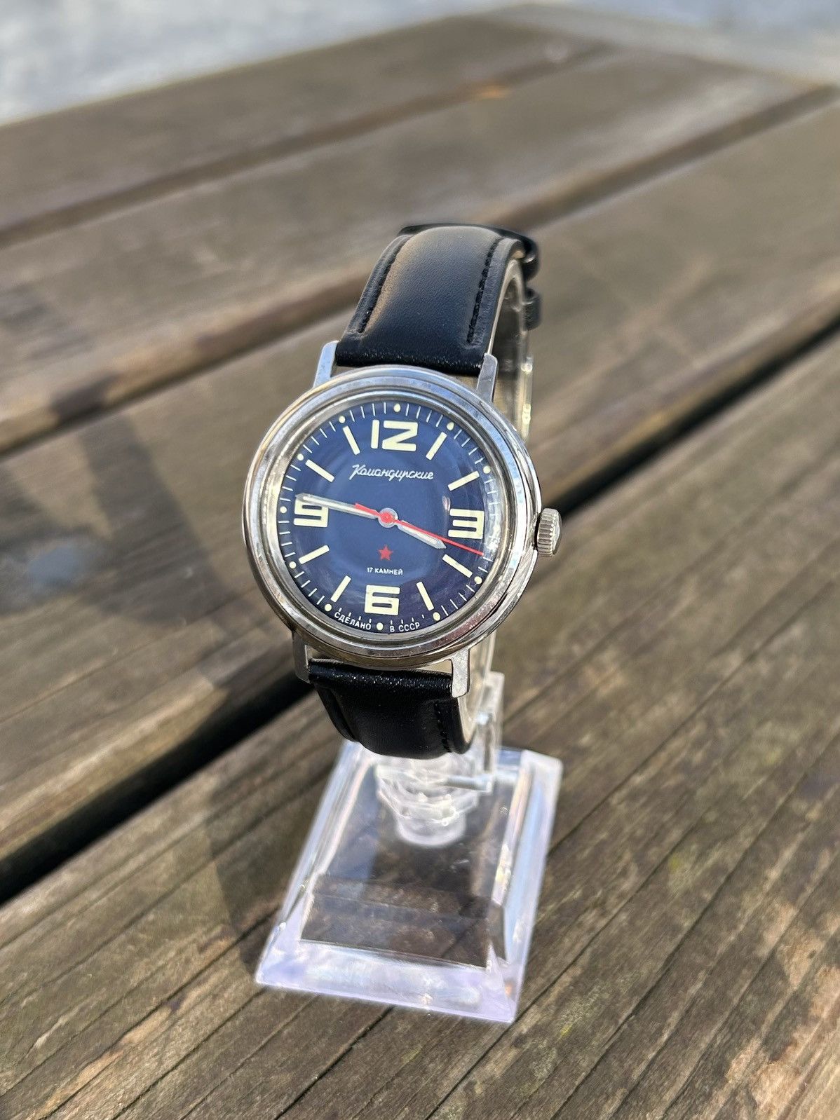 Vintage Vintage Watch Soviet USSR Mechanical Wostok Hand Winding Size ONE SIZE - 2 Thumbnail