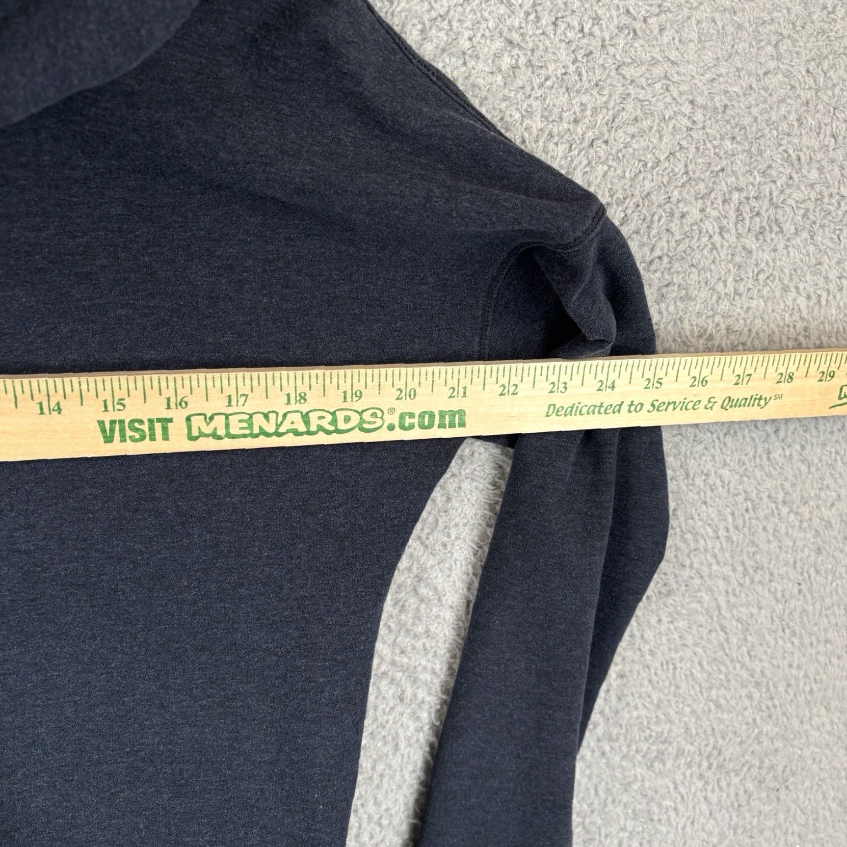 Lululemon Lululemon Stress Less Hoodie Funnel Neck Size 6 Dark Navy Thumb Holes Read Size M / US 6-8 / IT 42-44 - 6 Thumbnail