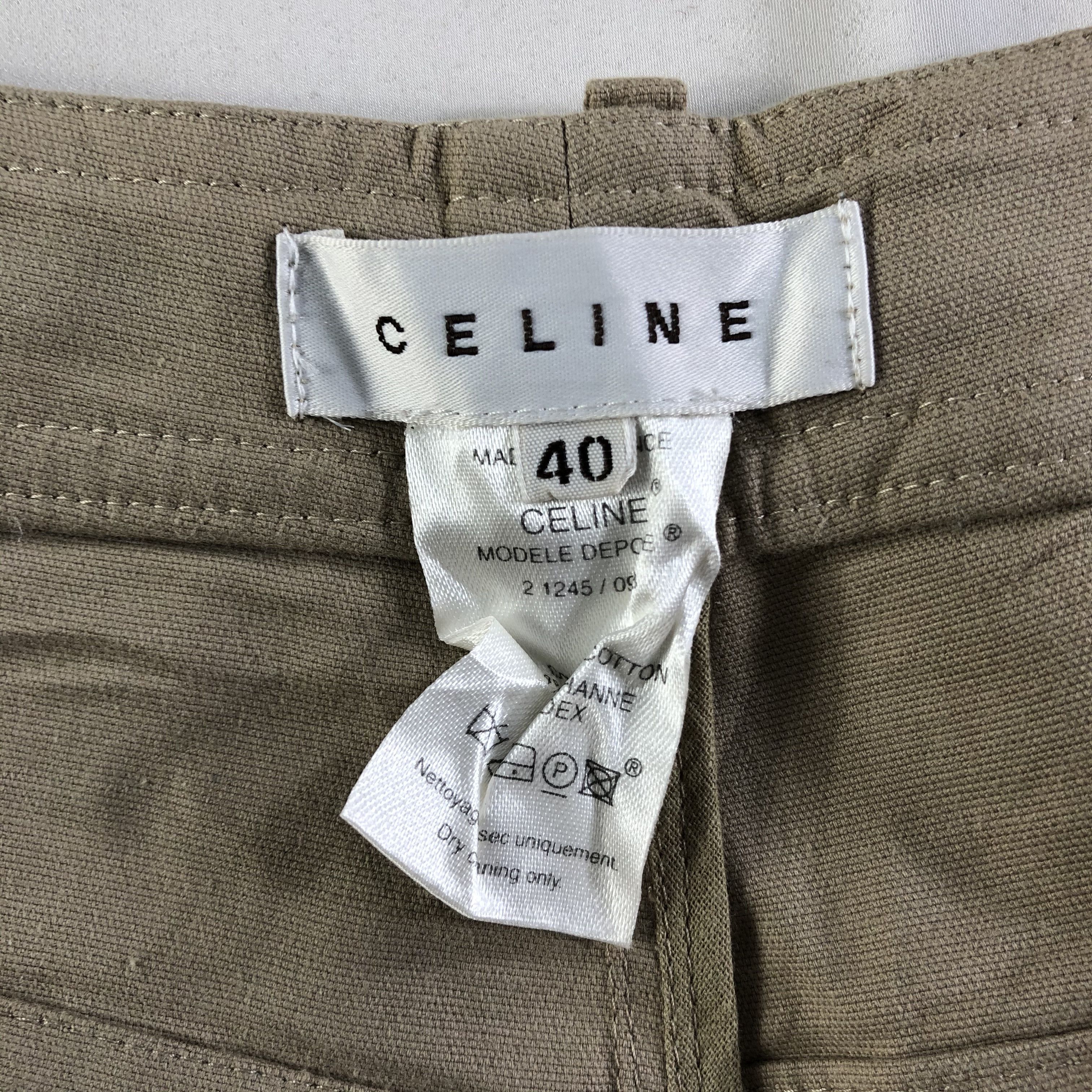 Celine × Vintage Vintage Celine Flare Pants -JM3713 Size 28" / US 6 / IT 42 - 6 Thumbnail