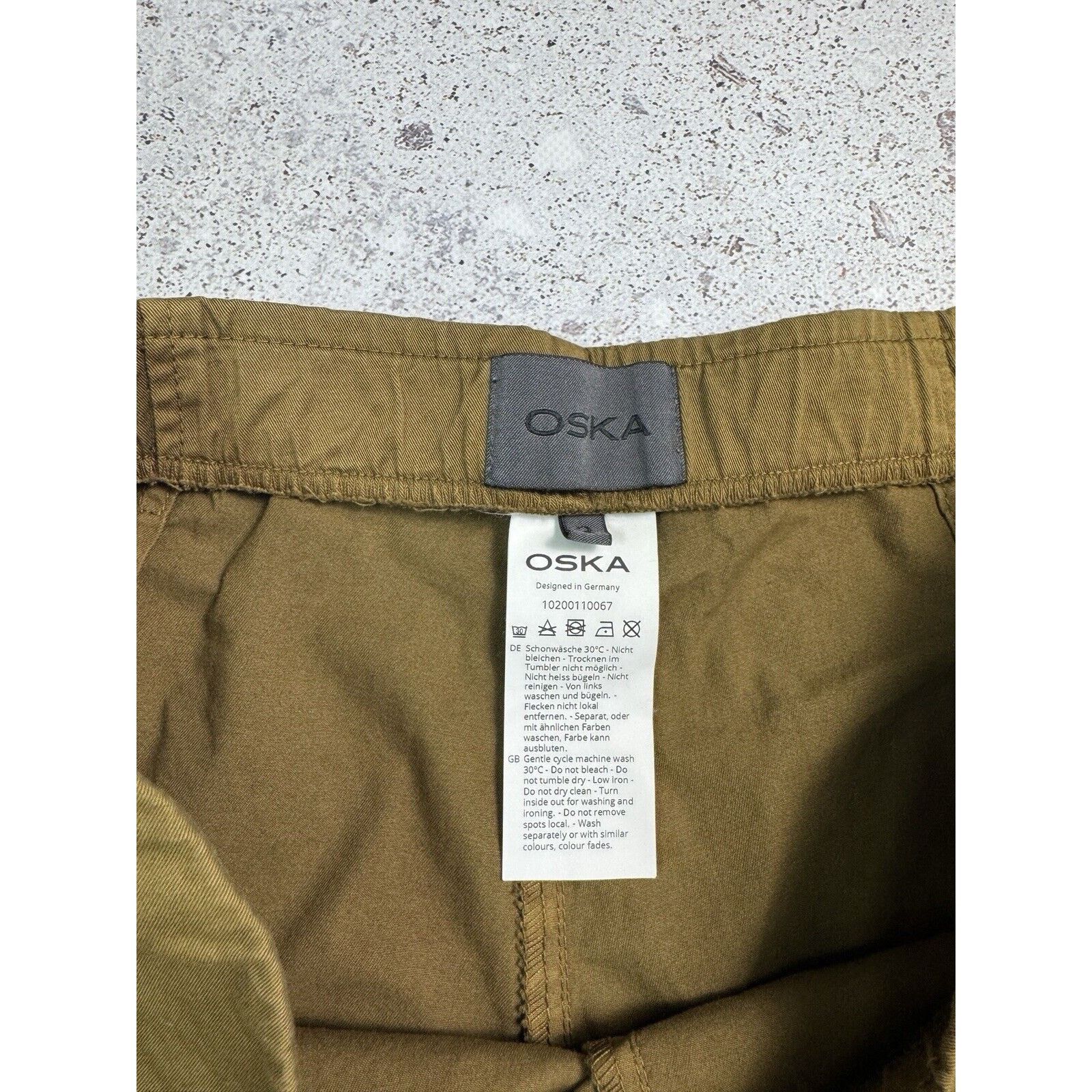 Oska Women’s Trousers Pants Avant Garde Size 3 Beige Us 12