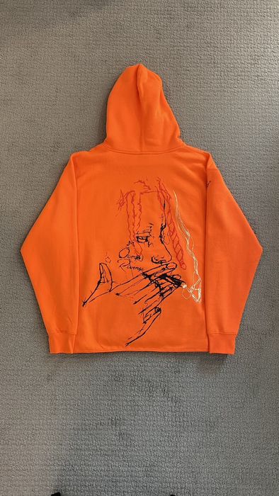 Trippie redd orange on sale hoodie