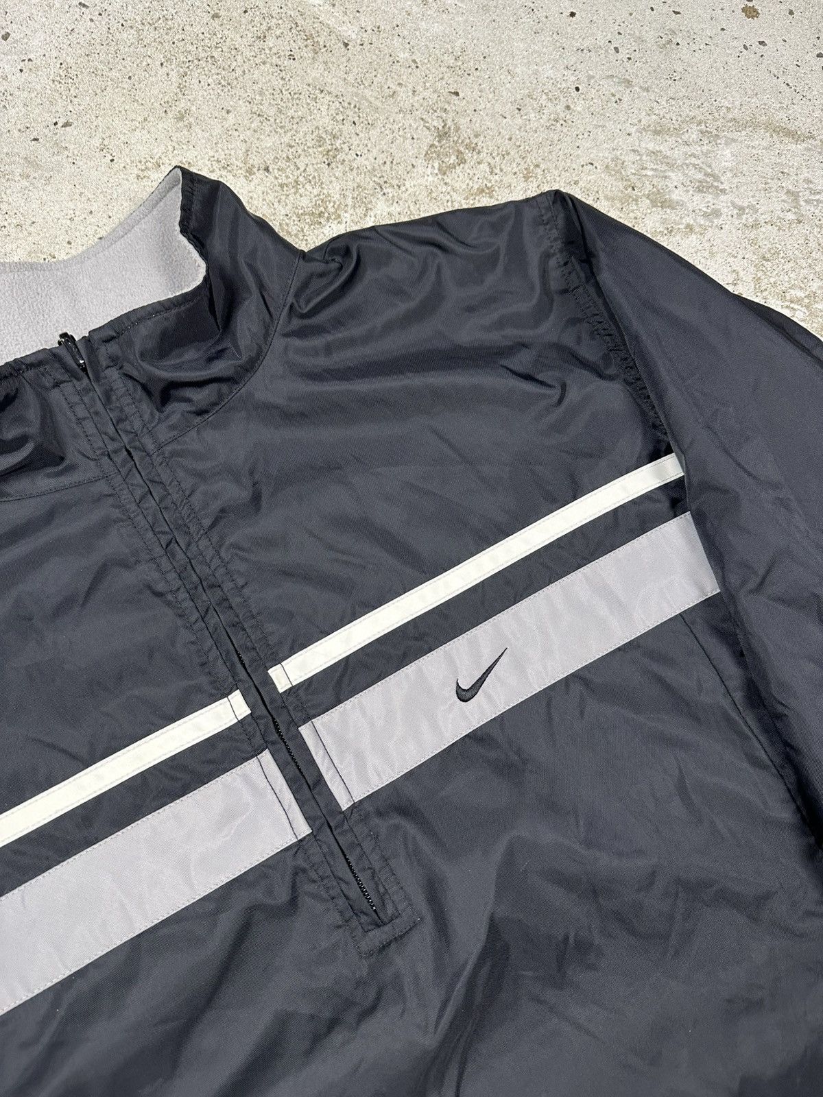 Nike Vintage Y2K Nike Reversible Anorak Jacket Fleece Swoosh rare Size US M / EU 48-50 / 2 - 9 Thumbnail