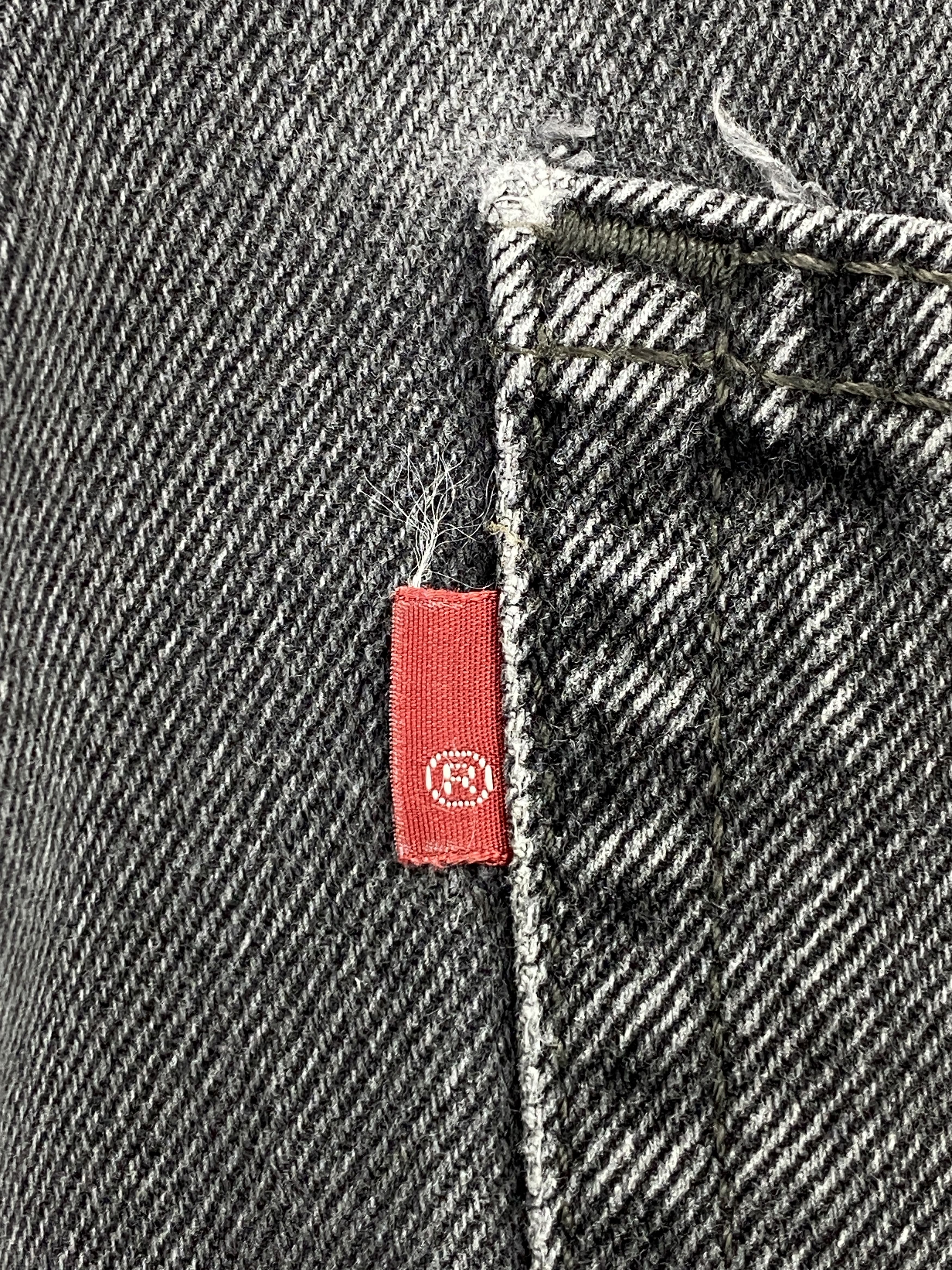 Levi's × Vintage Vintage Levi's 505 Faded Black Denim Jeans Size US 34 / EU 50 - 6 Thumbnail