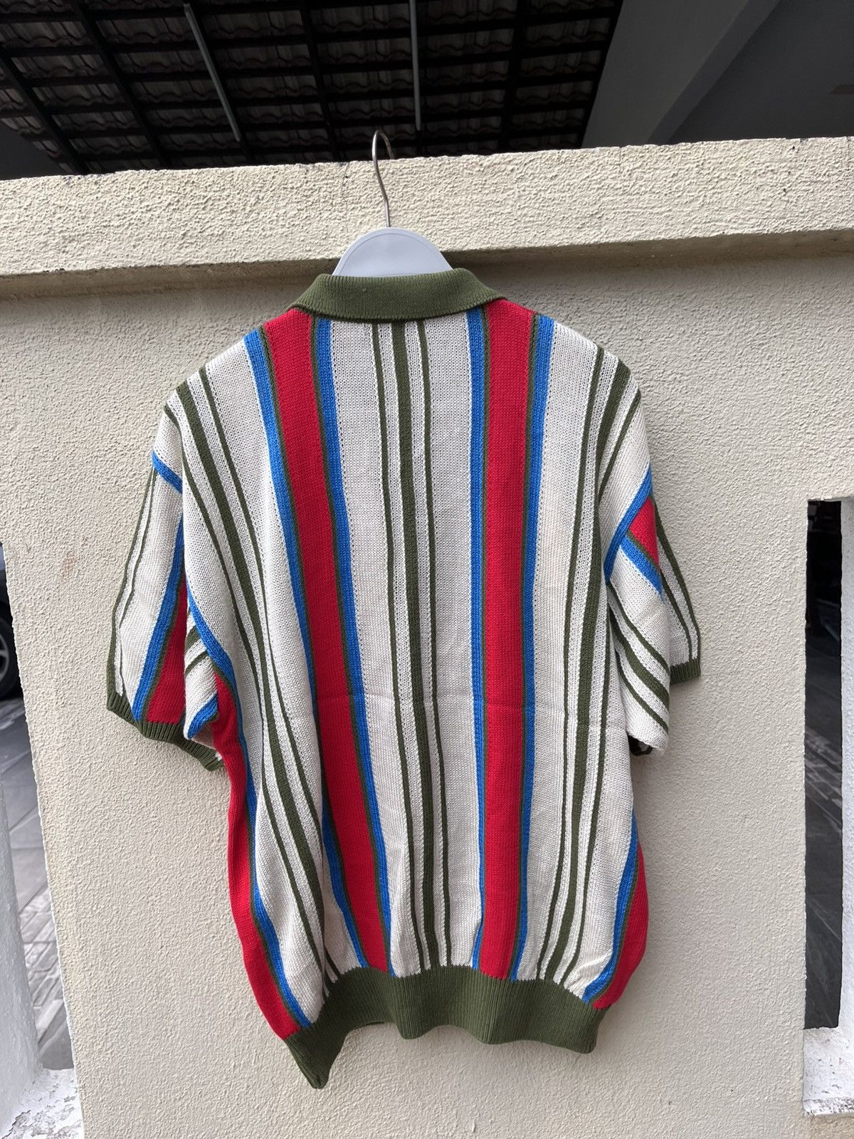 Yves Saint Laurent Multi color knit polo Size US L / EU 52-54 / 3 - 2 Thumbnail