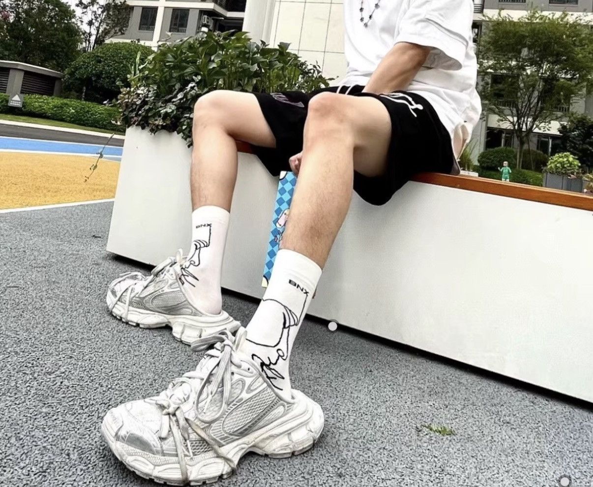 Balenciaga Balenciaga 3XL Silver White Mule Slides J41 Size US 8.5 / EU 41-42 - 7 Thumbnail