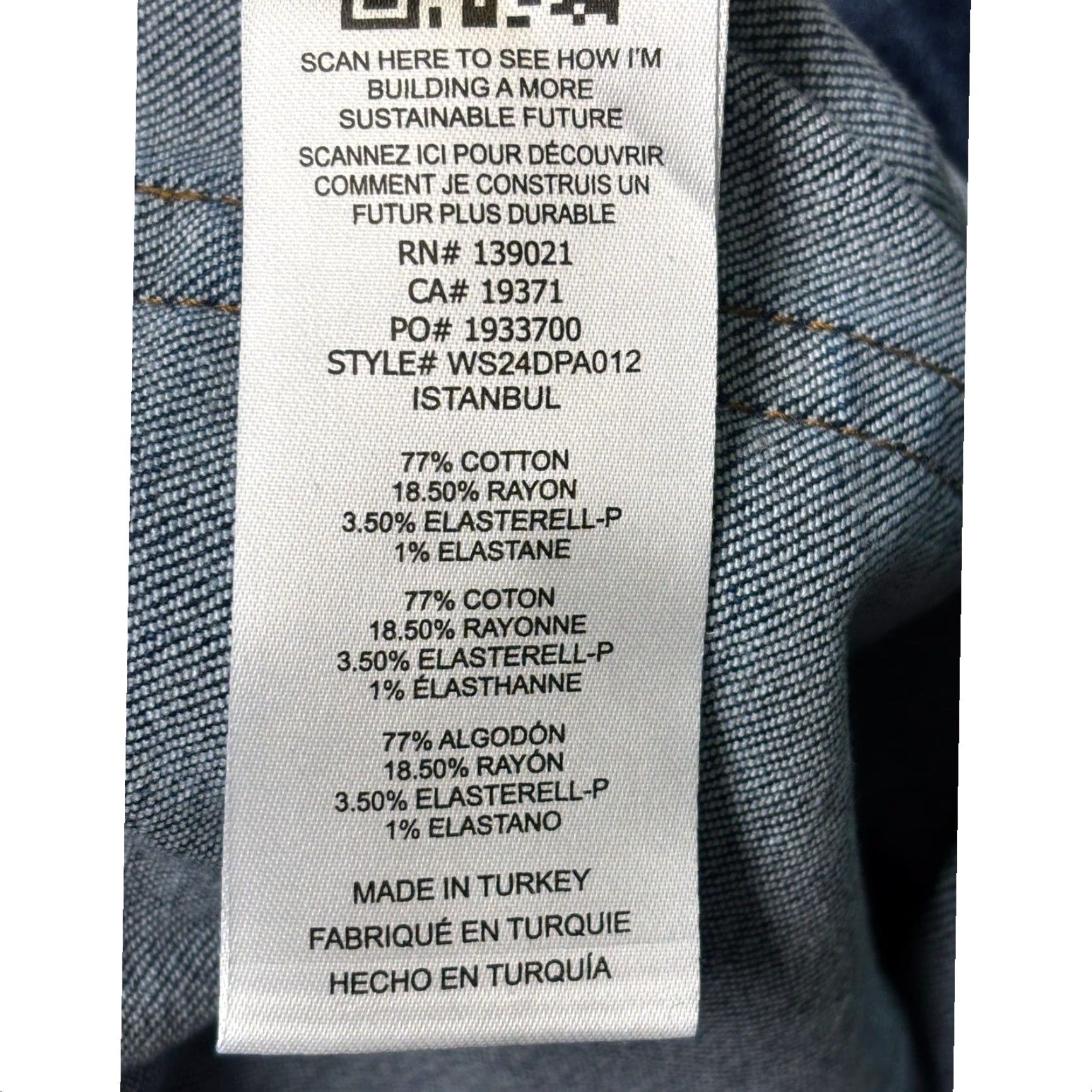 Frame FRAME High Rise Flare Jeans Dark Wash Women's 29 In Denim Cotton Spandex Zip Button 5-Pocket Bag Braided Waist Flared Bootcut Modern Womens Size 29" - 6 Thumbnail