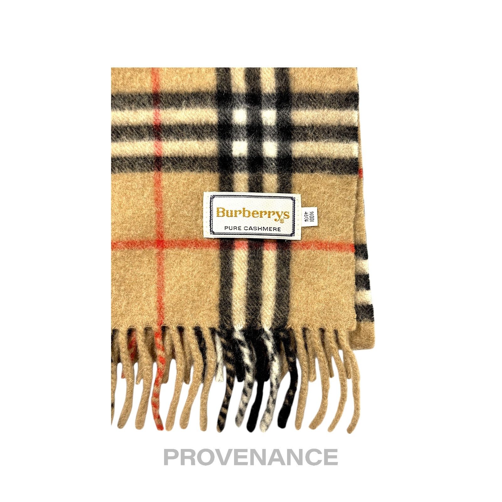 Burberry 🔴 Burberry Scarf - PURE CASHMERE Nova Check Size ONE SIZE - 3 Thumbnail