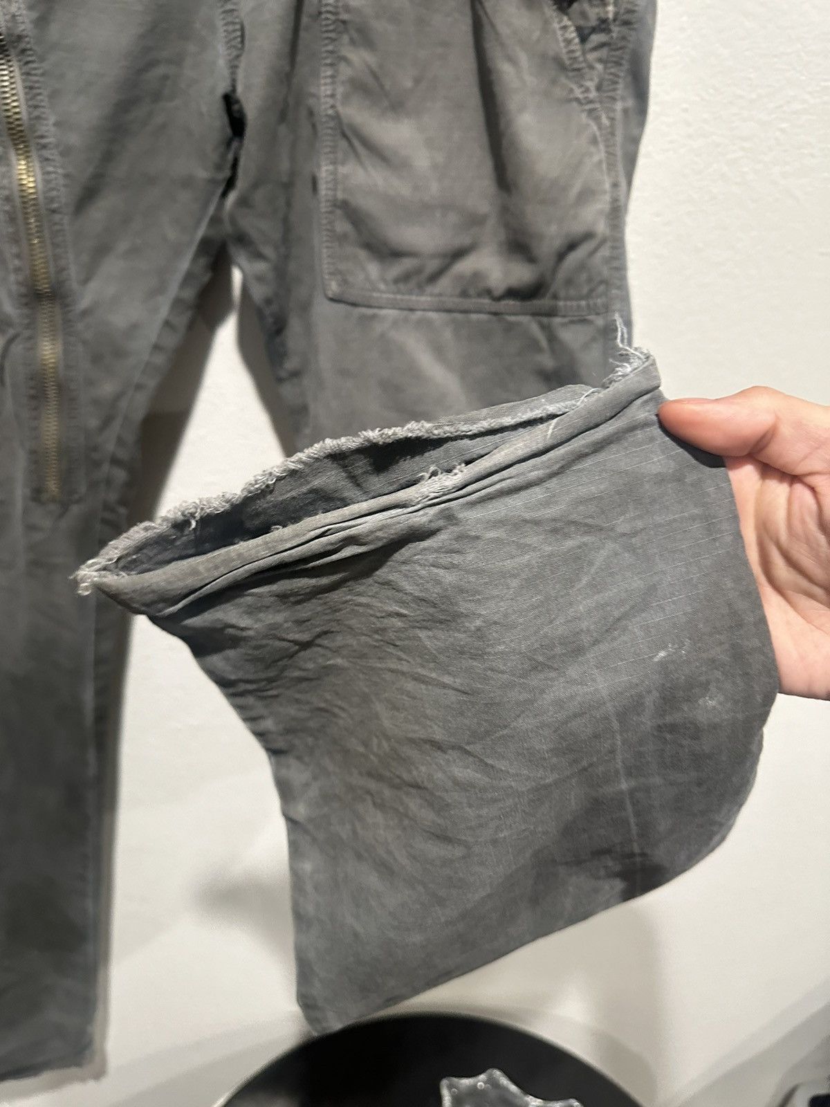 Rick Owens Rare Hog Washed Ripstop Nylon Aircut Pants Size US 33 - 3 Thumbnail