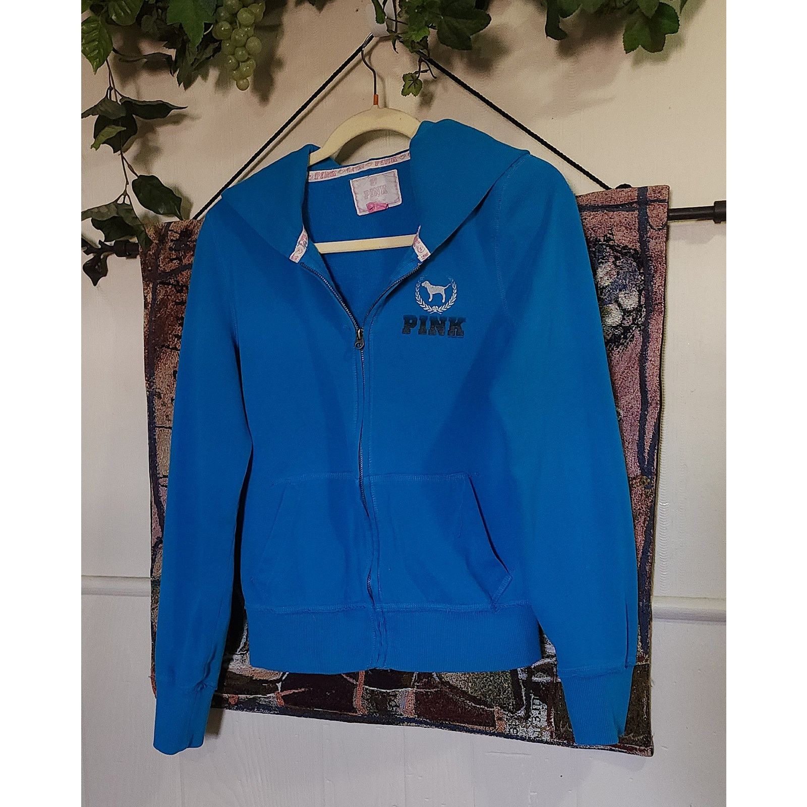 Victoria's Secret Vintage PINK Victoria’s Secret NFL hoodiet Carolina Panthers Size L / US 10 / IT 46 - 2 Thumbnail