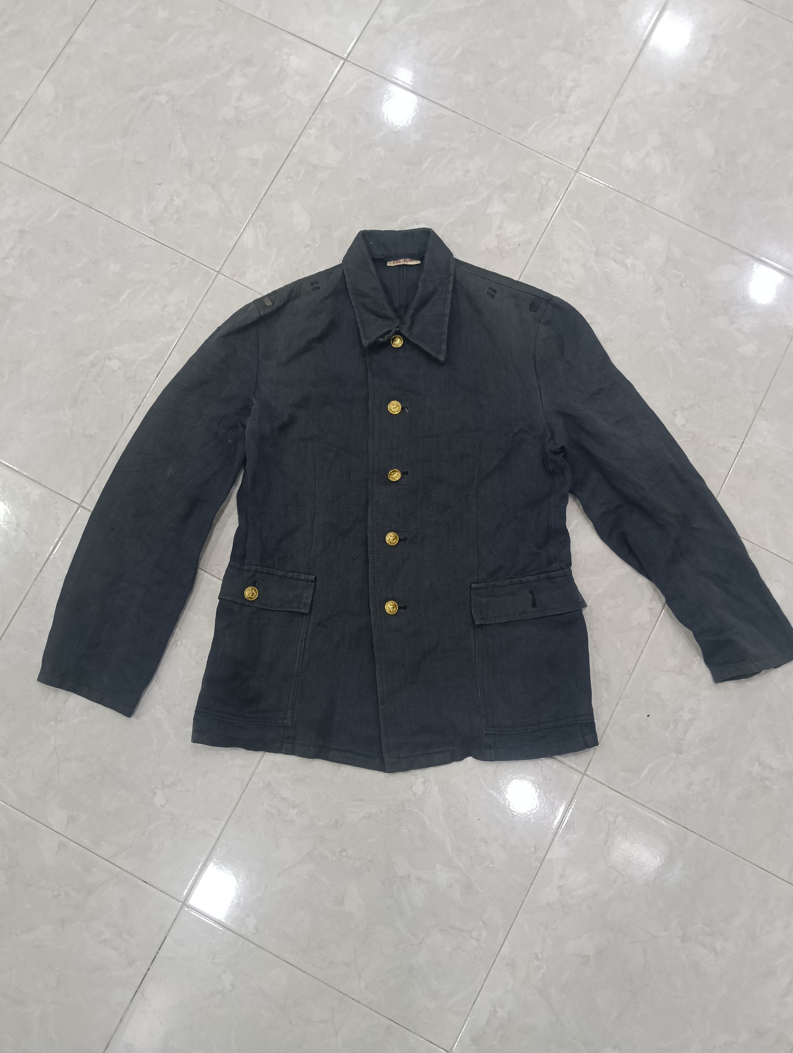 Vintage 50s/60s East Germany Navy Hbt Jacket