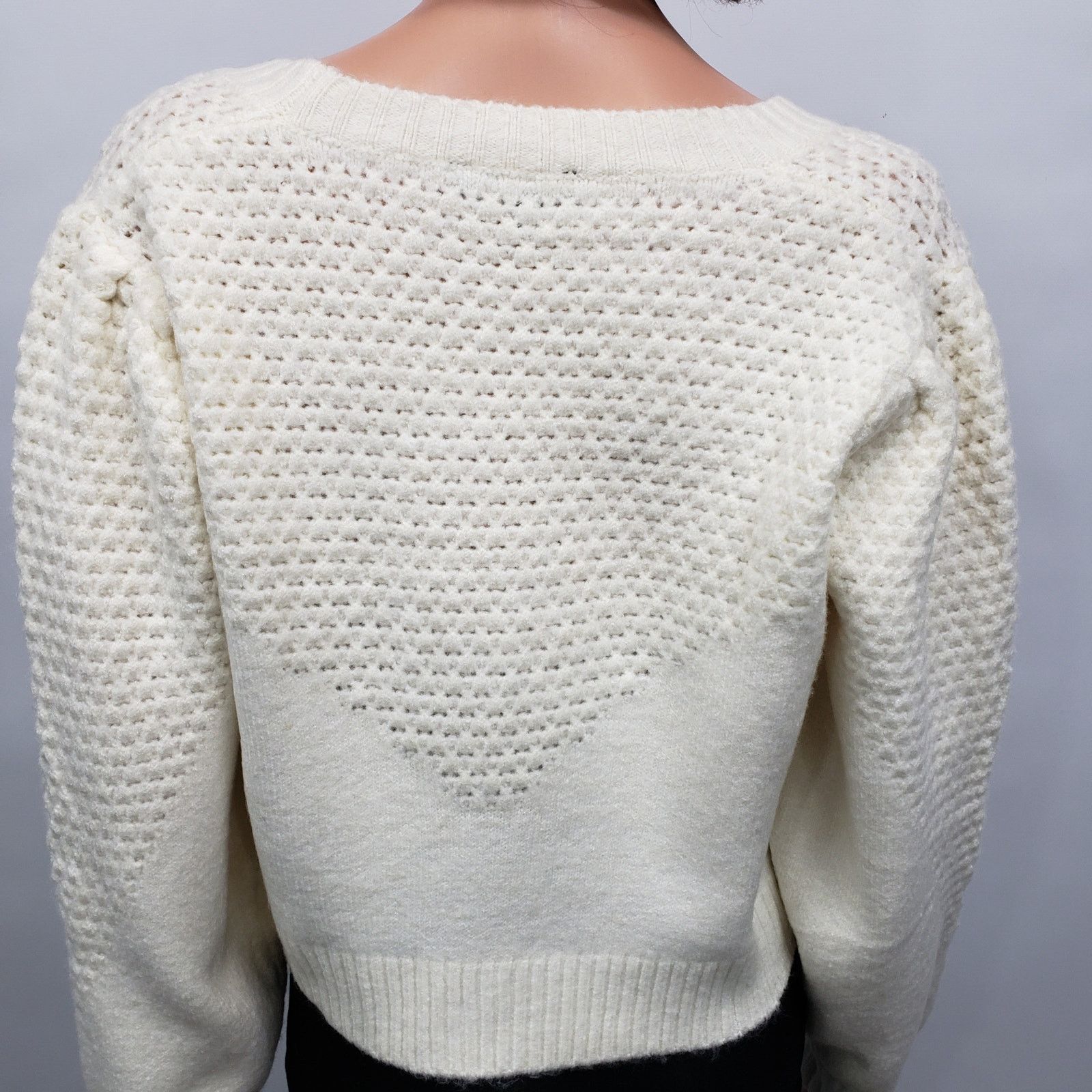 Lulus NWOT Lulus Warming Up to You Knit Cropped Cardigan Sweater Size M / US 6-8 / IT 42-44 - 11 Thumbnail