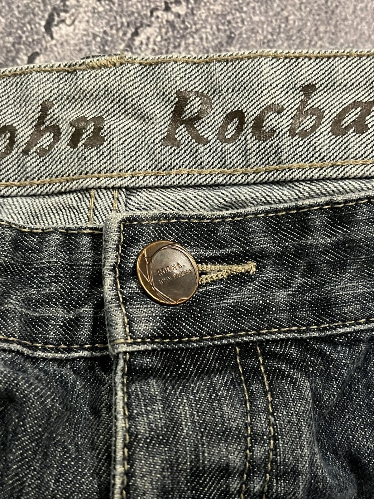 Vintage CRAZY Mega Baggy Darkwear Y2K Swag Jeans / Number Nine Style Size US 38 / EU 54 - 9 Thumbnail
