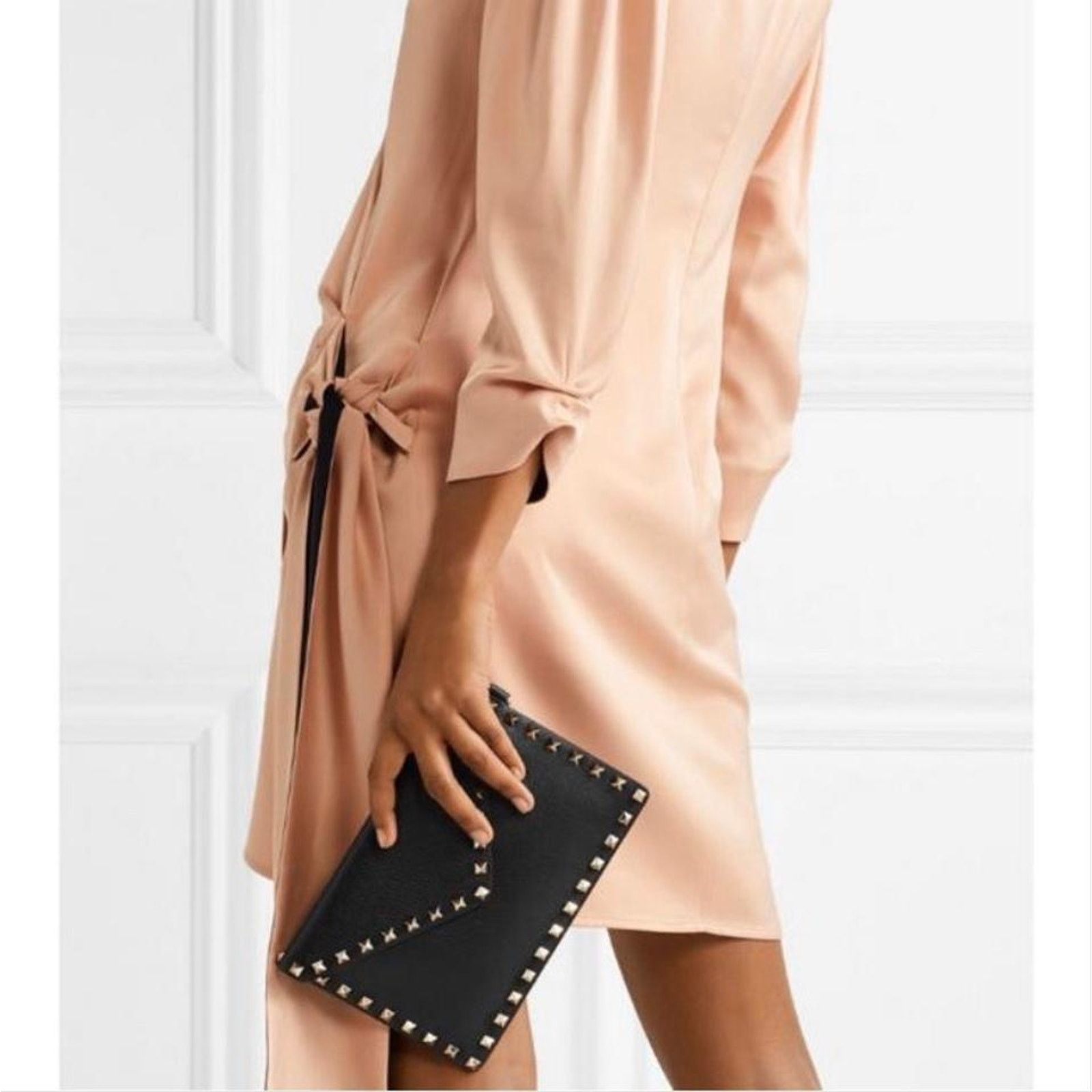 Valentino Valentino Garavani Rockstud envelope pouch wristlet Size ONE SIZE - 6 Thumbnail