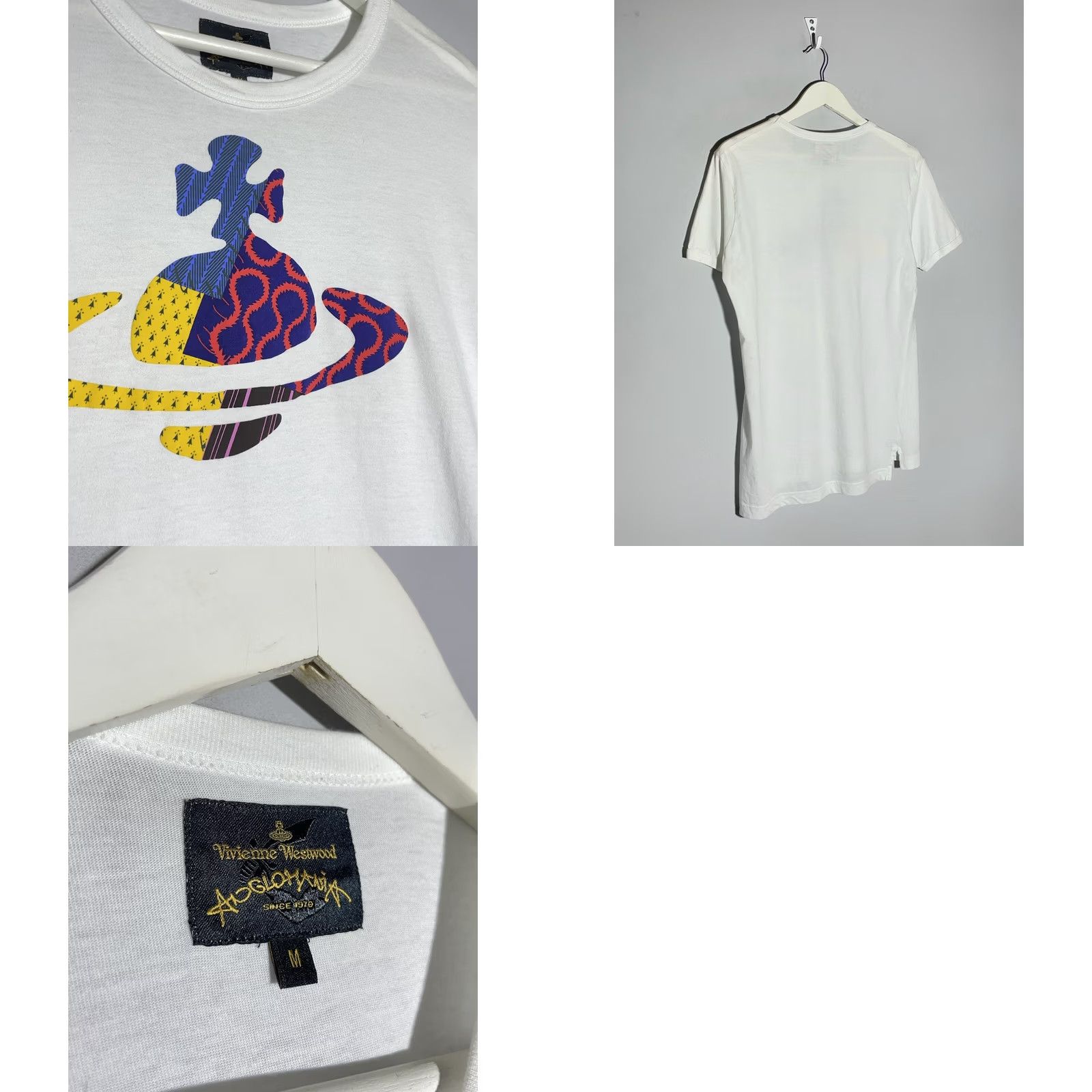 Logo 7 VINTAGE Vivienne Westwood Anglomania Big Orb Logo T-Shirt Short Sleeve Size M Size US M / EU 48-50 / 2 - 8 Thumbnail