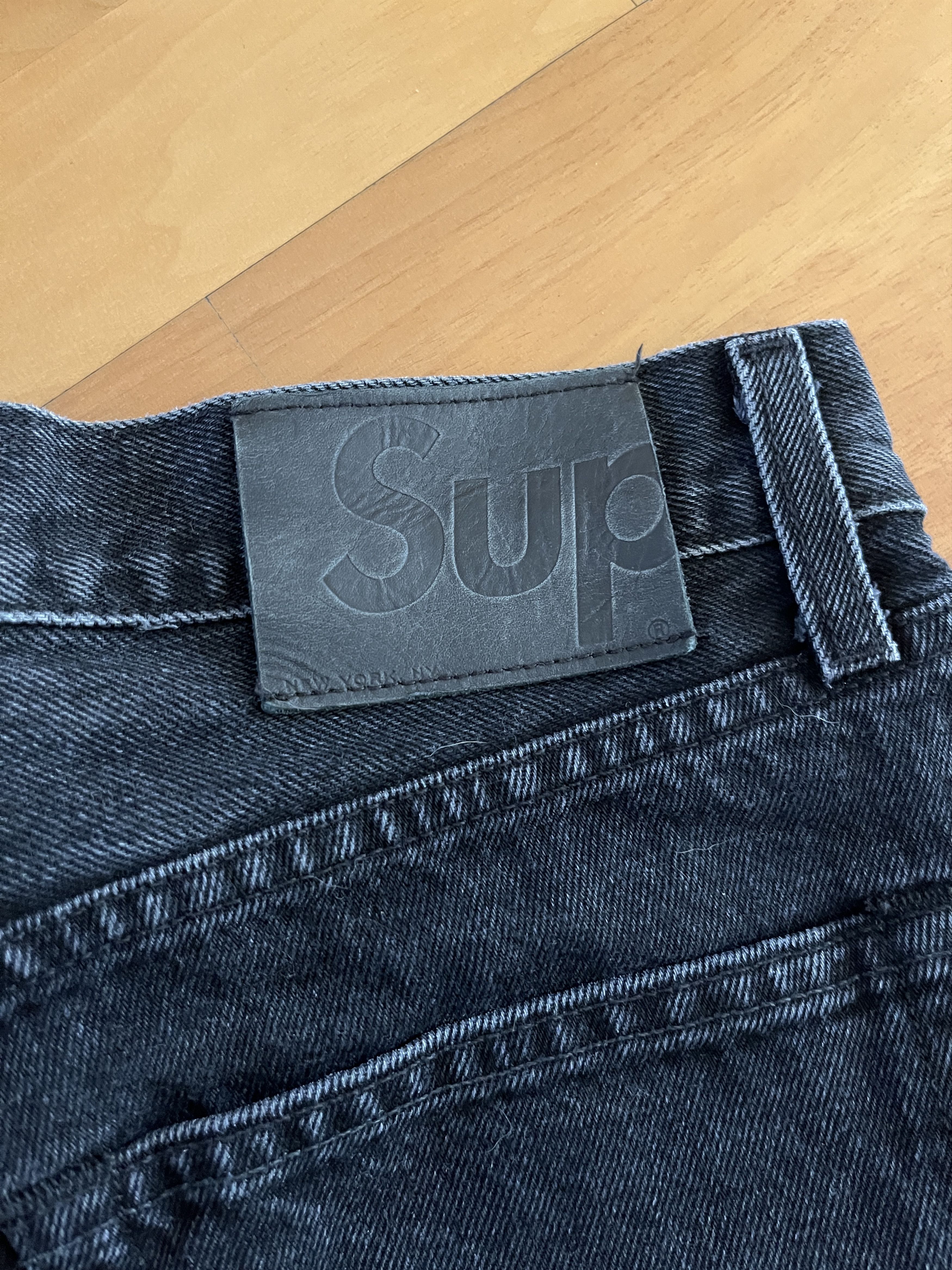 Supreme Black Supreme Denim Size US 30 / EU 46 - 6 Thumbnail