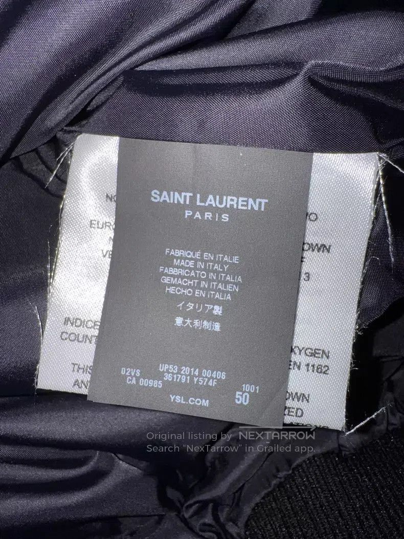 Saint Laurent Paris Saint Laurent Paris Studded Leather Padded Jacket Size US M / EU 48-50 / 2 - 3 Thumbnail