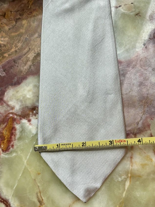 Battistoni VINTAGE 1980s BATTISTONI ROMA for BONWIT TELLER TIE SILVER Size ONE SIZE - 5 Thumbnail